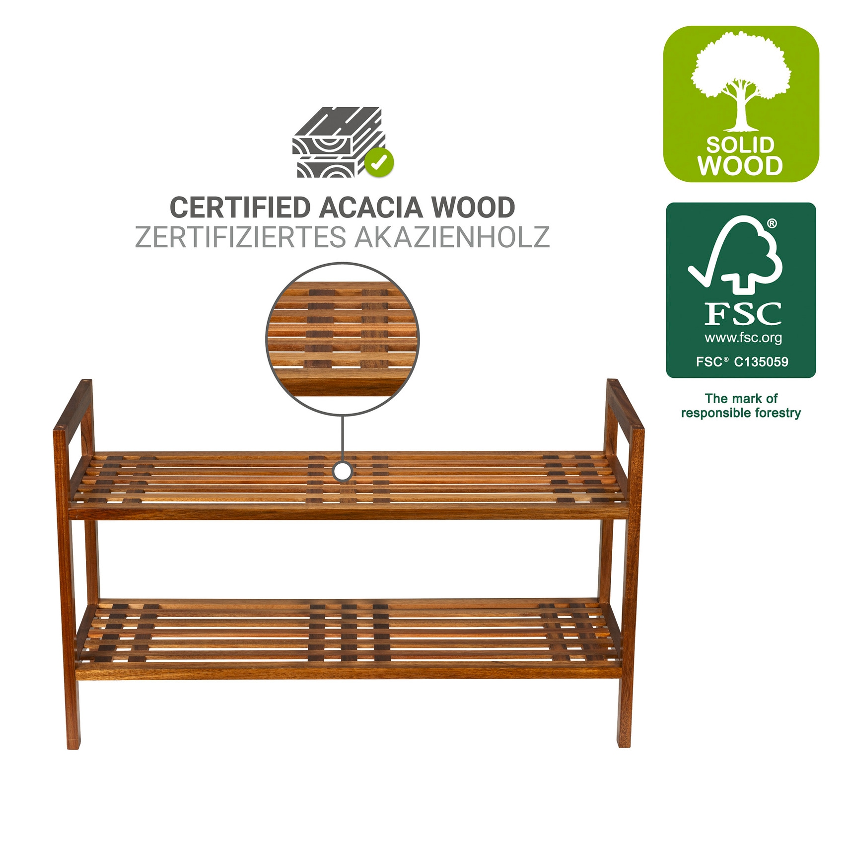 WENKO Schuhregal »Modell Fondi« 1 Stk. tlg.