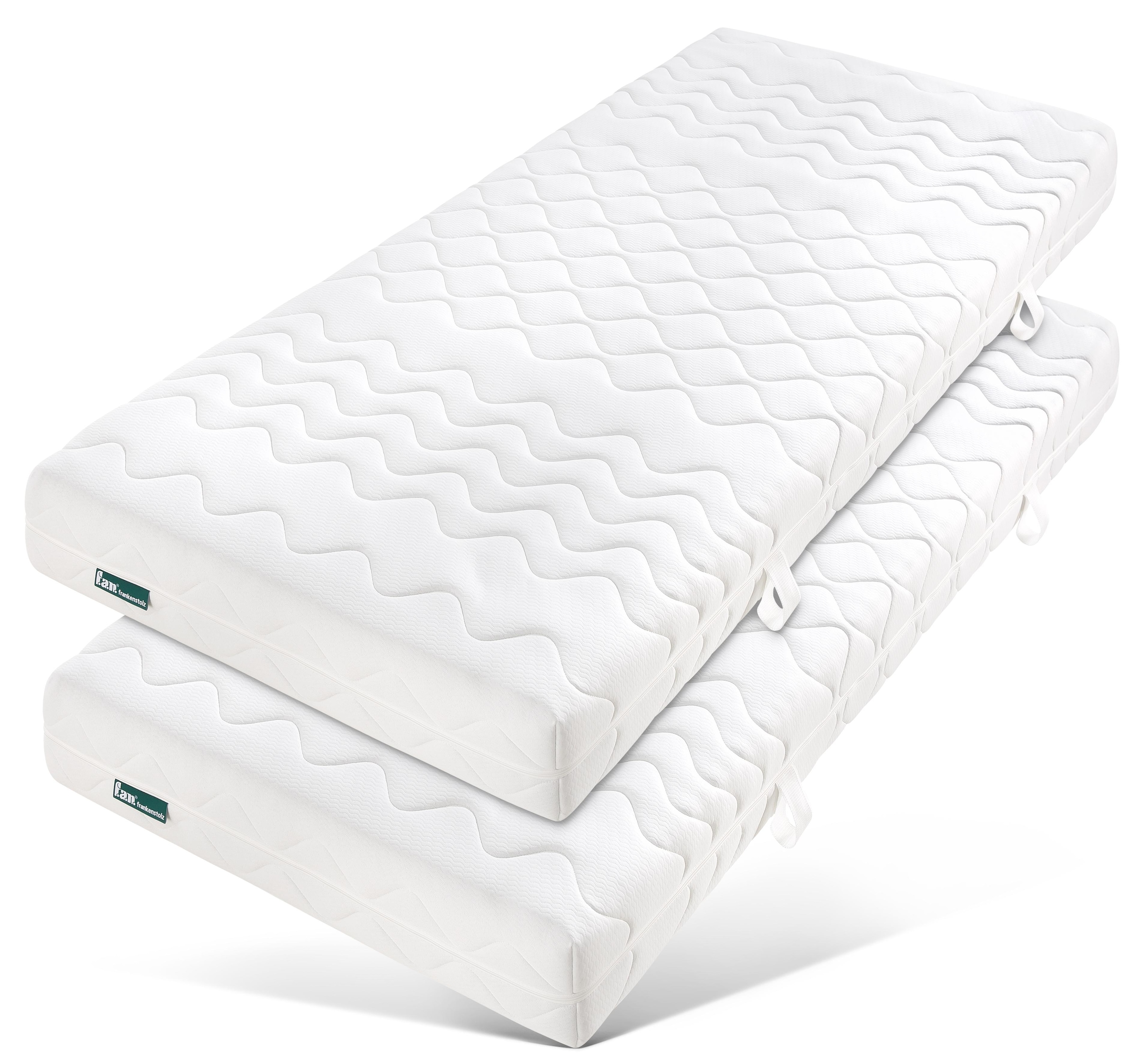 fan Komfortschaummatratze »ProVita Flex 21 S ECO, Matratze in 90x200 cm, 140x200«, 21 cm hoch, Raumgewicht: 30 kg/m³, (2 St., 1 oder 2-tlg.), Matratze in 3 Härtegraden und diversen Größen erhältlich