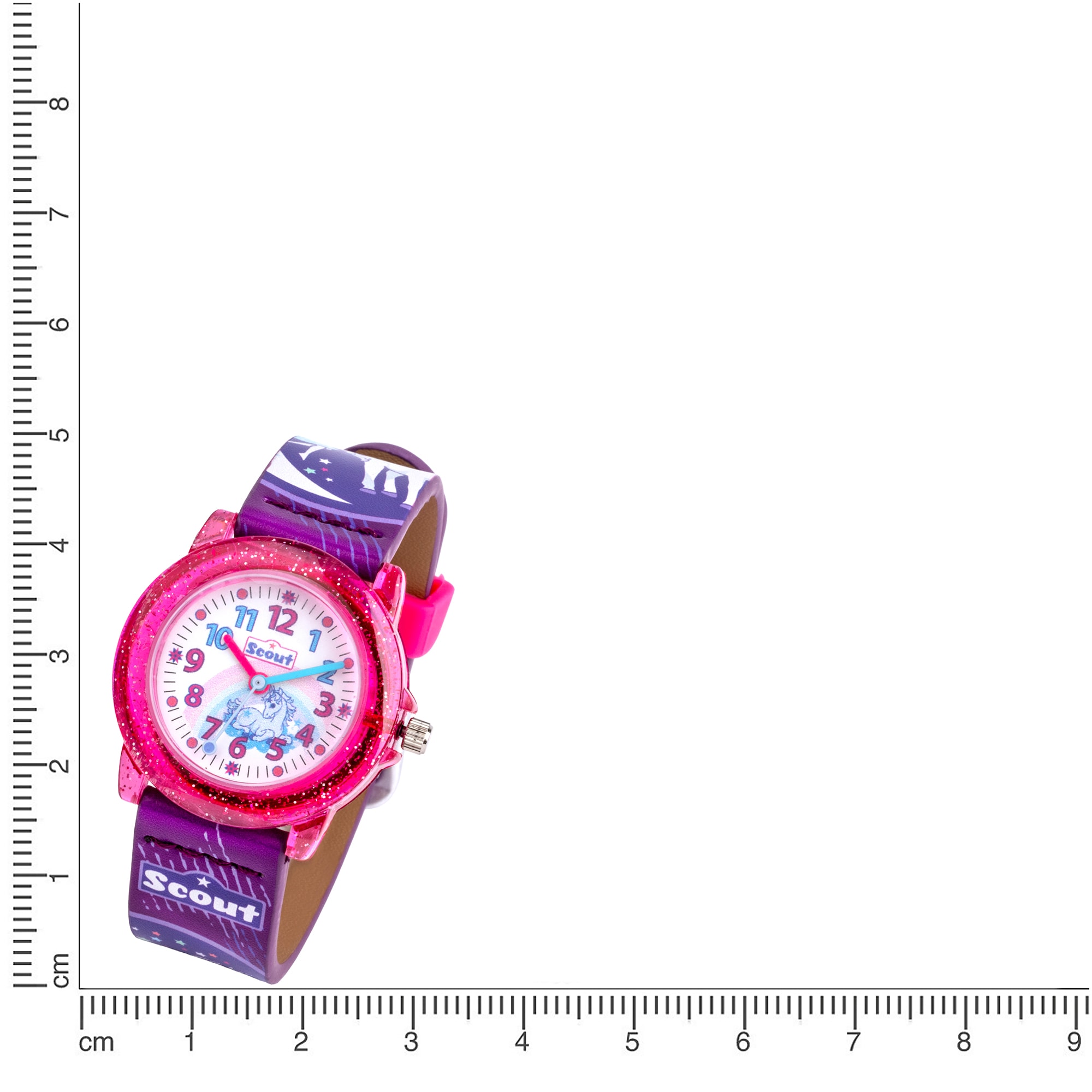 Scout Quarzuhr »Crystal« Armbanduhr, Kinderuhr, Geschenkidee, Schulanfang, Mädchen, Einhorn