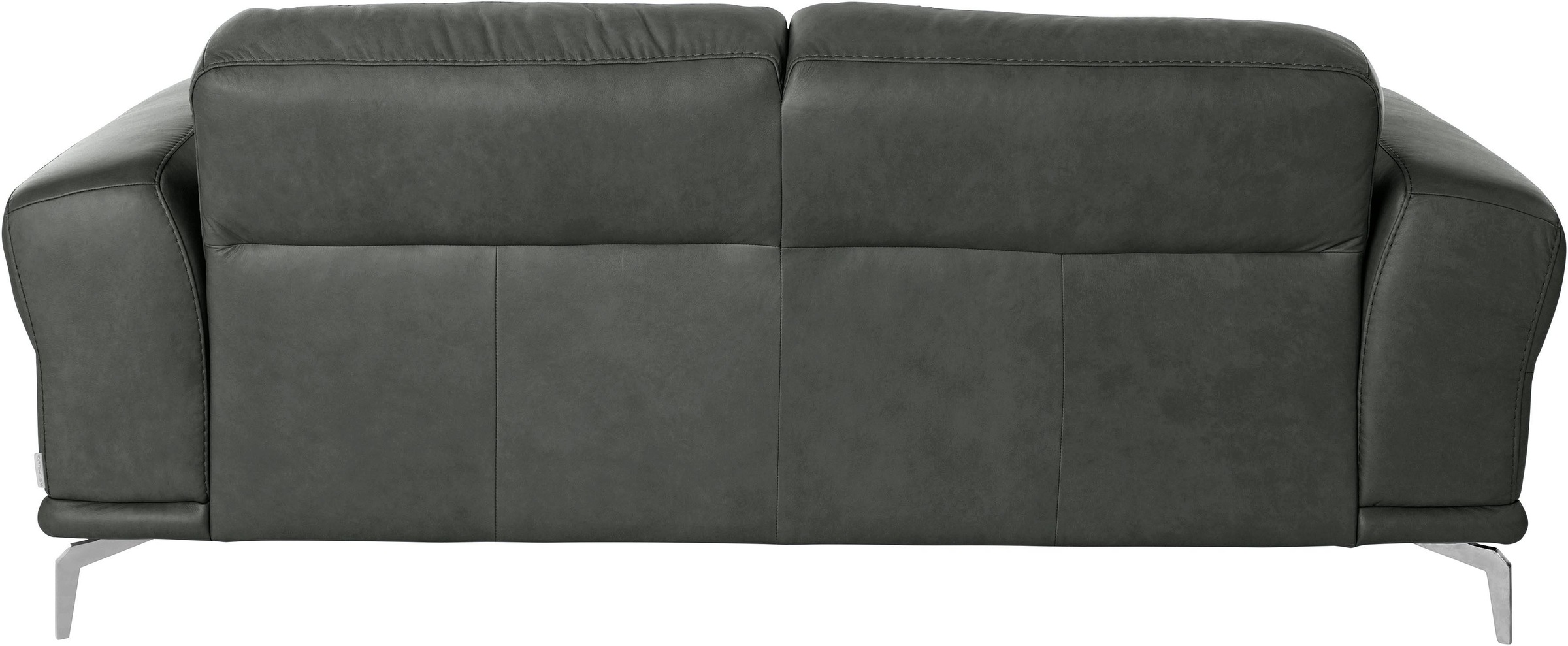 W.SCHILLIG 2-Sitzer »montanaa«, mit Metallfüßen in Chrom glänzend, Breite 192 cm
