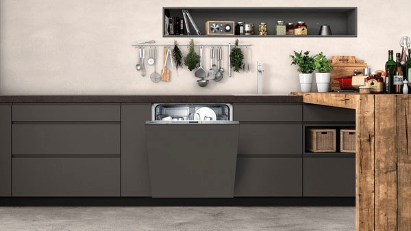 NEFF vollintegrierbarer Geschirrspüler N 30 »S153ITX05E«, 12 Maßgedecke, Info Light: projizierter Punkt während des Betriebs
