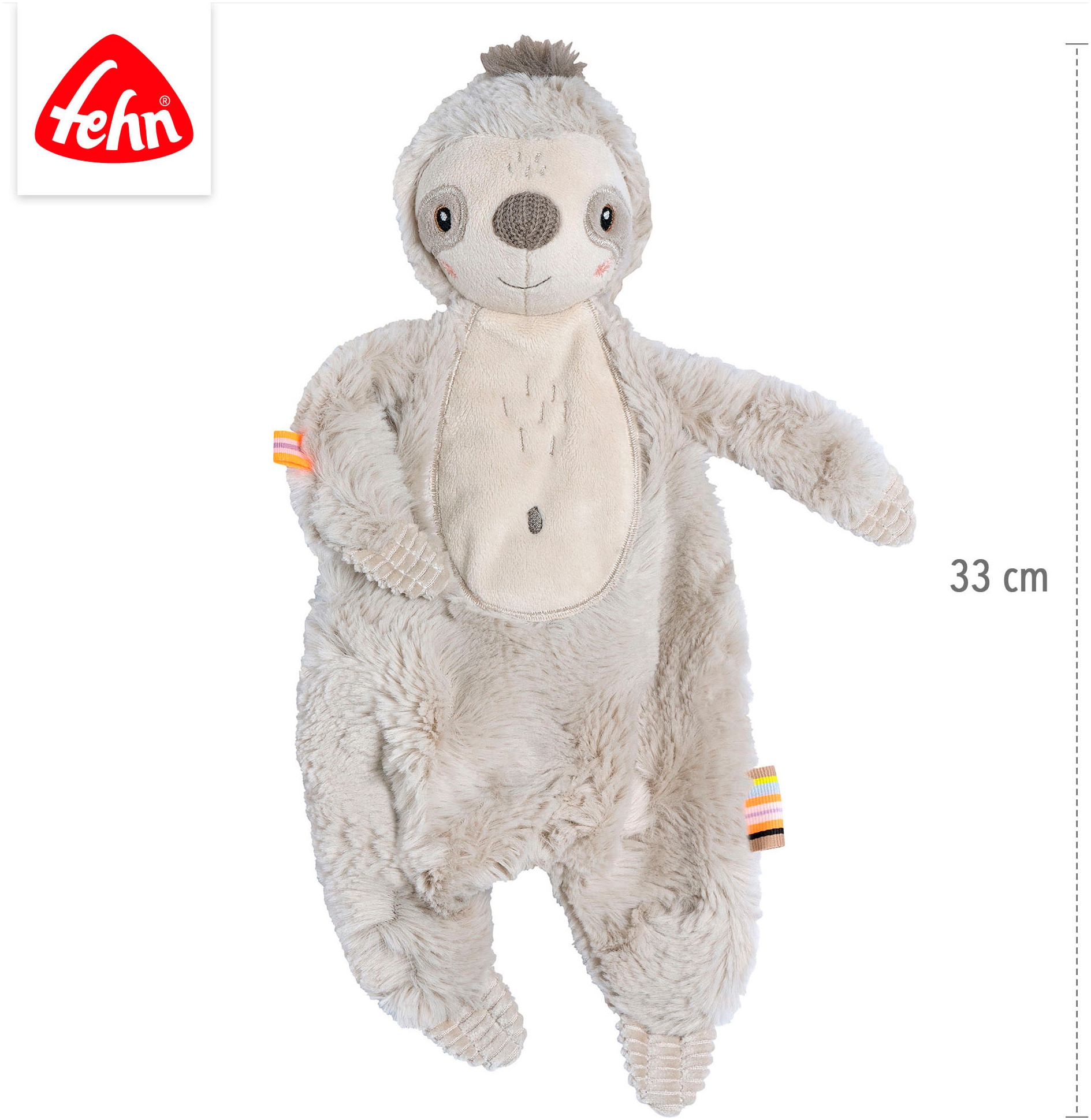 Fehn Kuscheltuch »Lazy, Crazy & Pink, Schmusetuch Faultier«