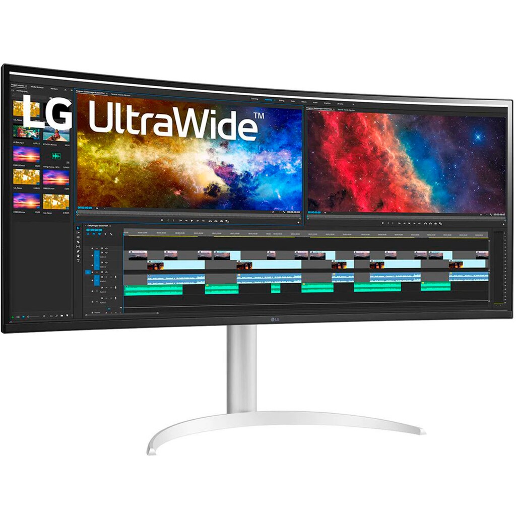 LG Curved-Gaming-LED-Monitor »38WQ75C«, 95,29 cm/38 Zoll, 3840 x 1600 px, QHD+, 60 Hz