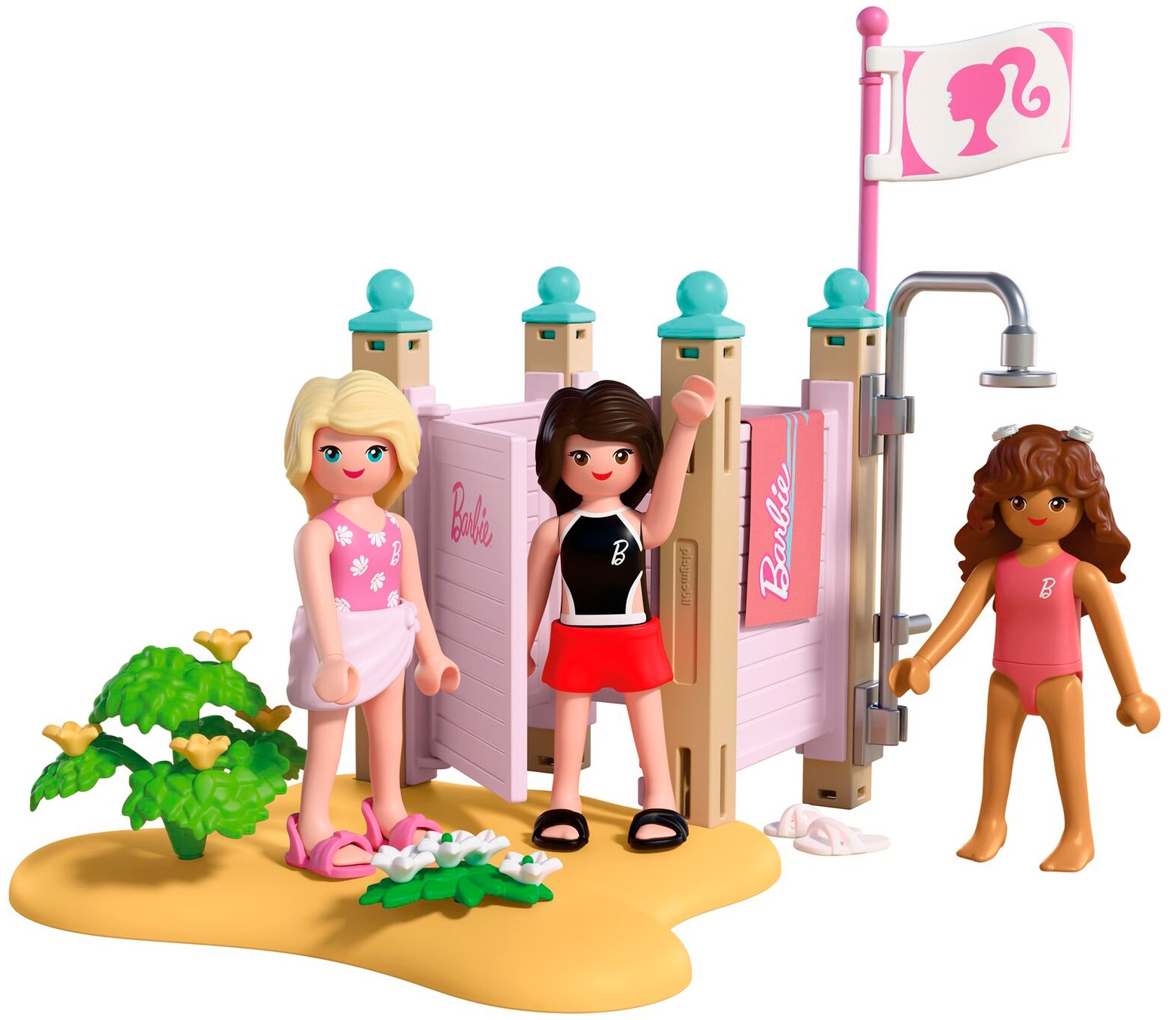 Playmobil® Konstruktions-Spielset »PLAYMOBIL x Barbie™ Strandmode (72124), Barbie™« Made in Europe
