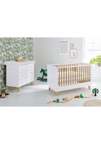 Pinolino® Babymöbel-Set »Pan«, (Spar-Set, 2 St., Kinderbett, Wickelkommode), breit;... kaufen