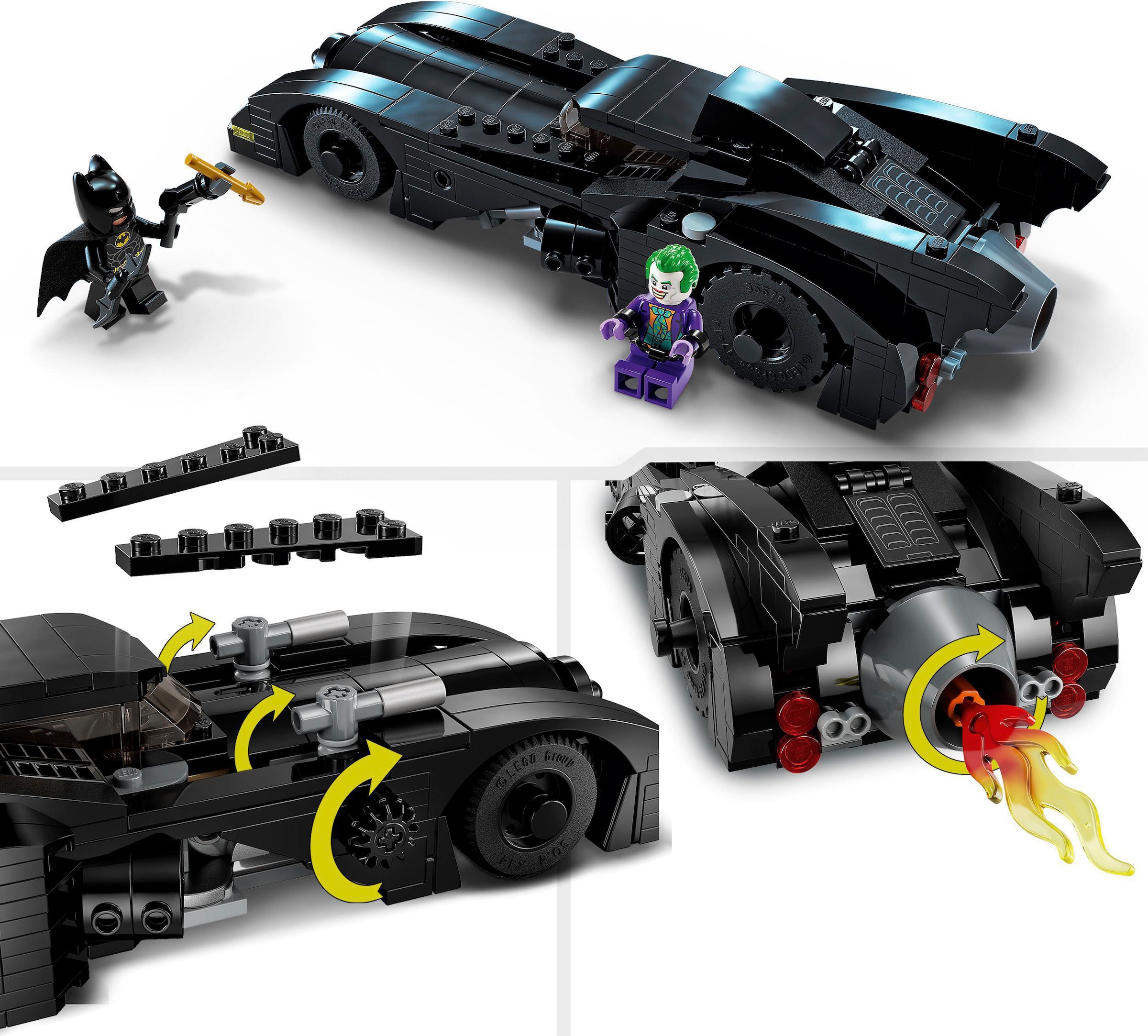 LEGO® Konstruktionsspielsteine »Batmobile: Batman verfolgt den Joker (76224), LEGO® Batman«, (438 St.), Made in Europe