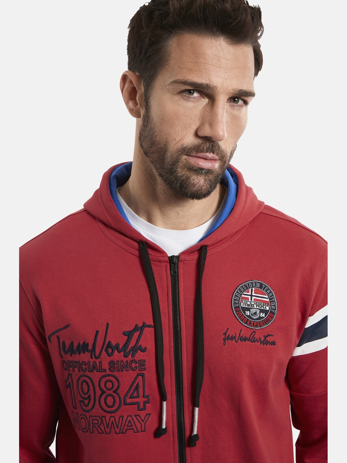 Jan Vanderstorm Kapuzensweatjacke »Sweatjacke ANTOO«