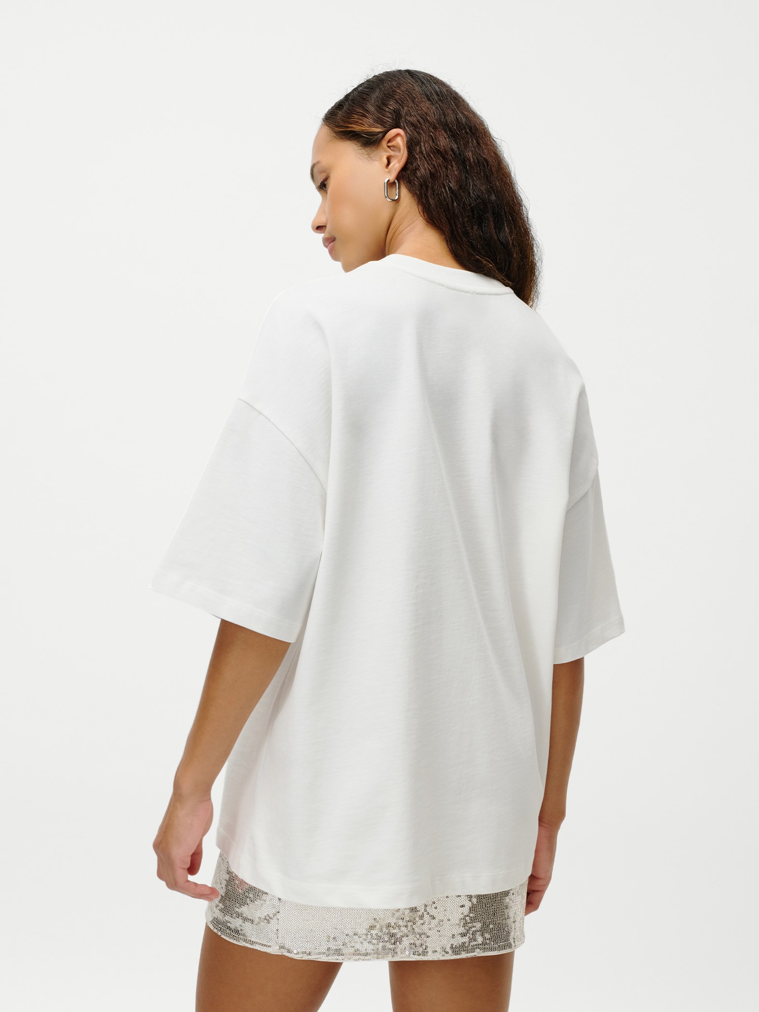 LeGer T-Shirt »Simona T-Shirt« Mit großem Print, lockere Form