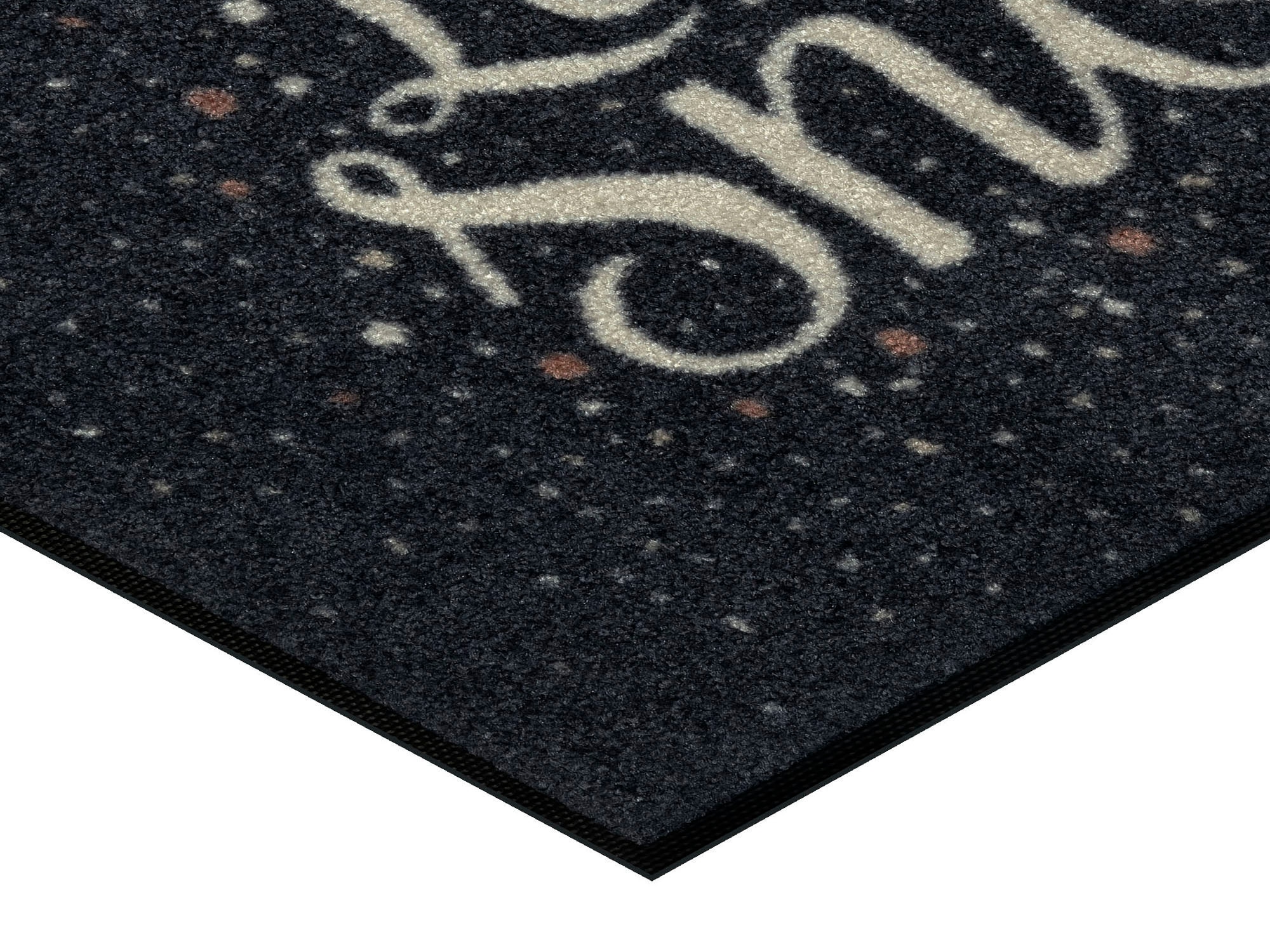 wash+dry by Kleen-Tex Fußmatte »Let it Snow«, rechteckig, 7 mm Höhe, Schmutzfangmatte, mit Spruch, In- und Outdoor geeignet, waschbar