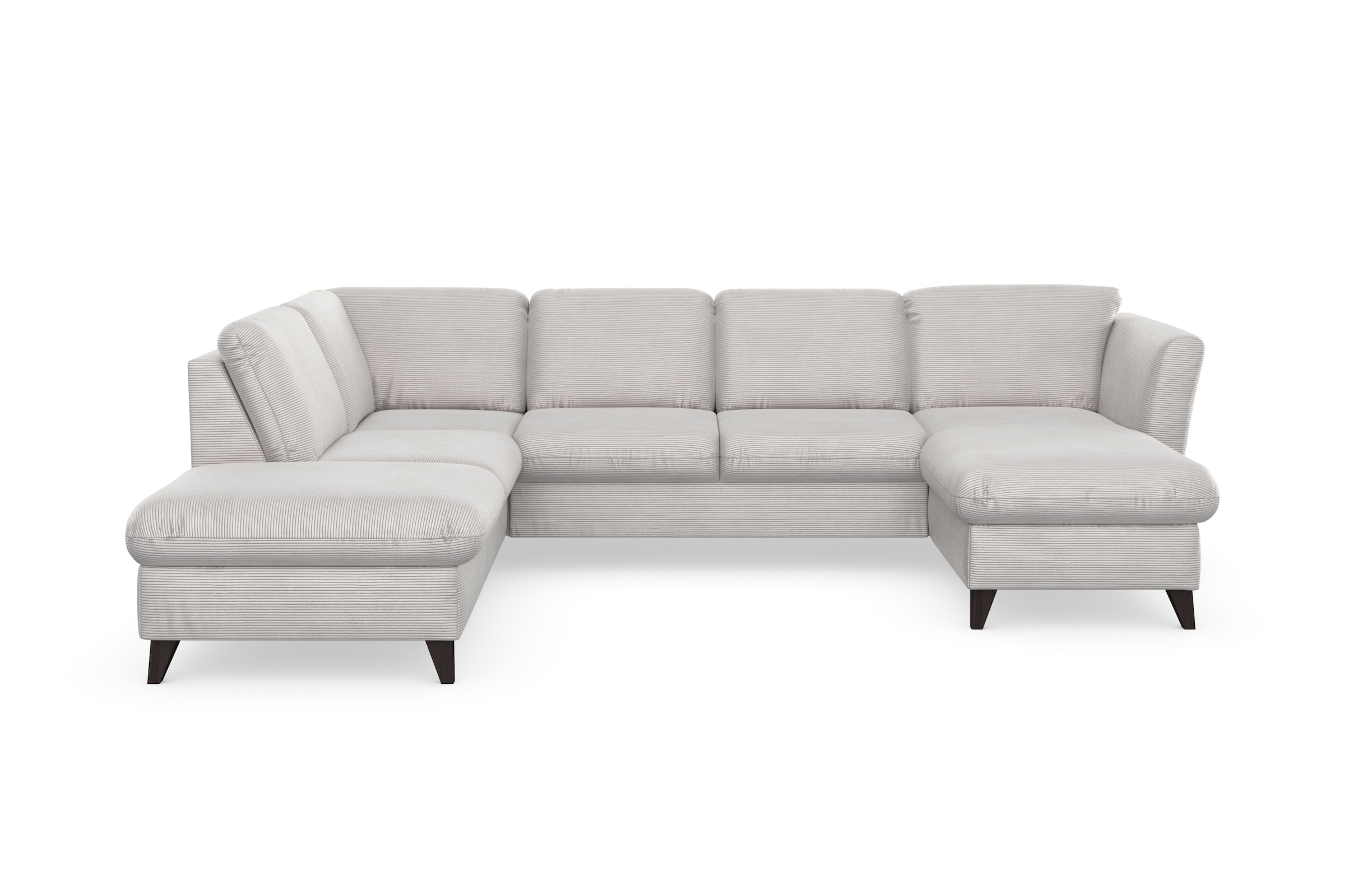 Home affaire Wohnlandschaft »Trelleborg U-Form« wahlweise mit Bettfunktion und Bettkasten, inkl. Federkern-Polsterung