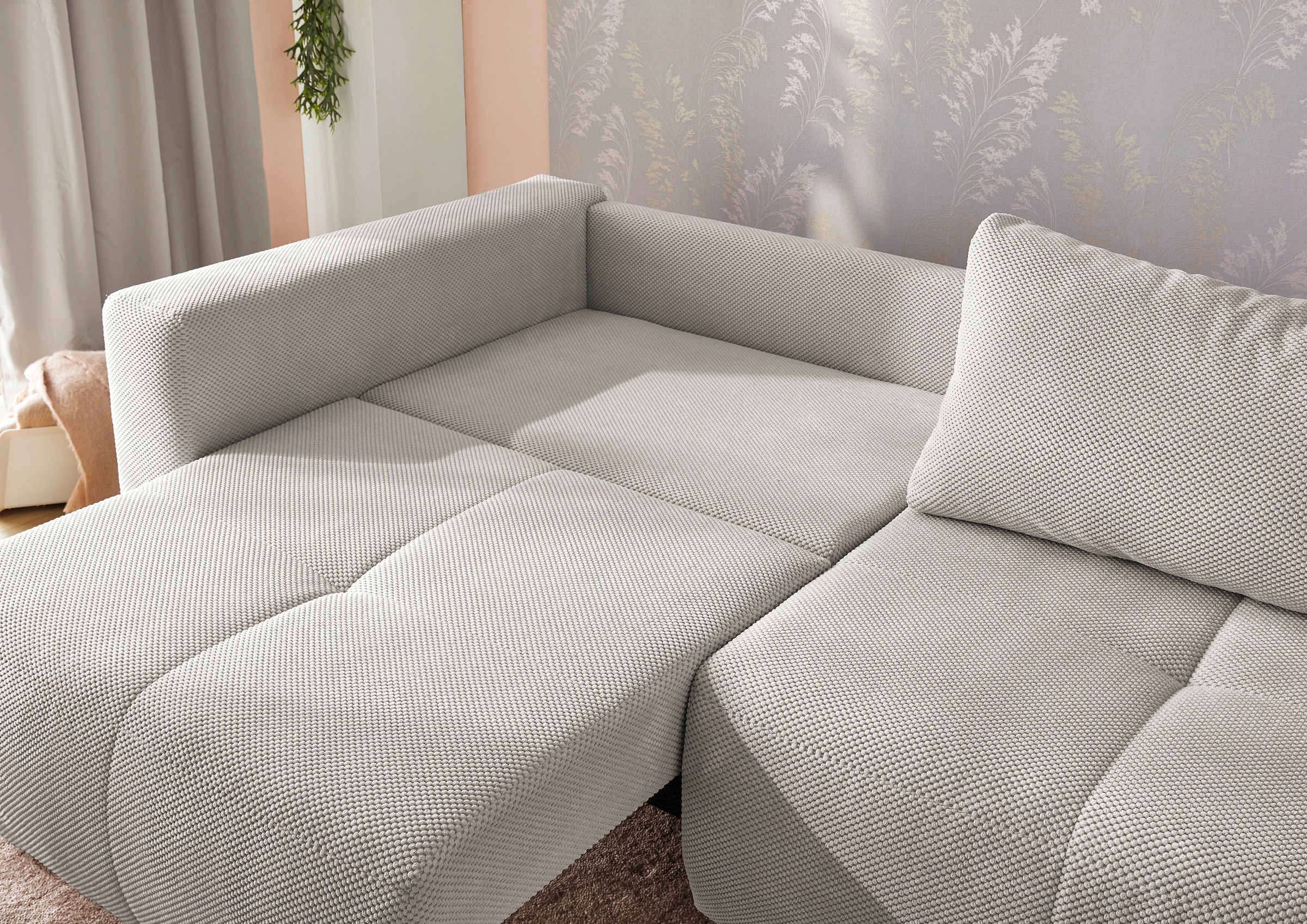 Jockenhöfer Gruppe Big-Sofa »Relax« Gästebettfunktion, Bettkasten, Sitzelemente einzeln ausziehbar