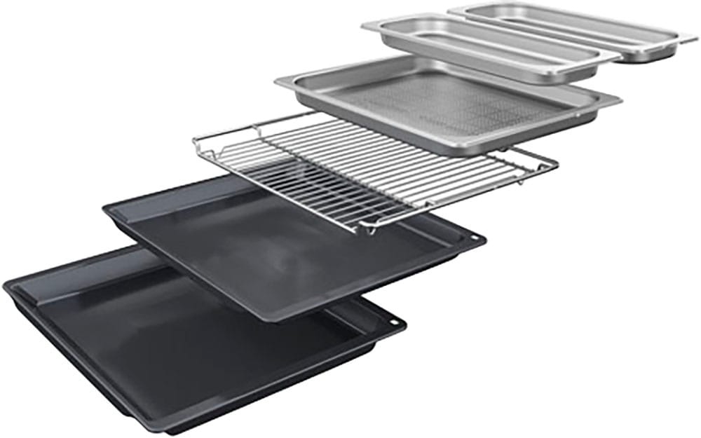 NEFF Einbaubackofen N 90 »B24FS33N0«, mit Teleskopauszug nachrüstbar, ecoClean, AirFry-Funktion