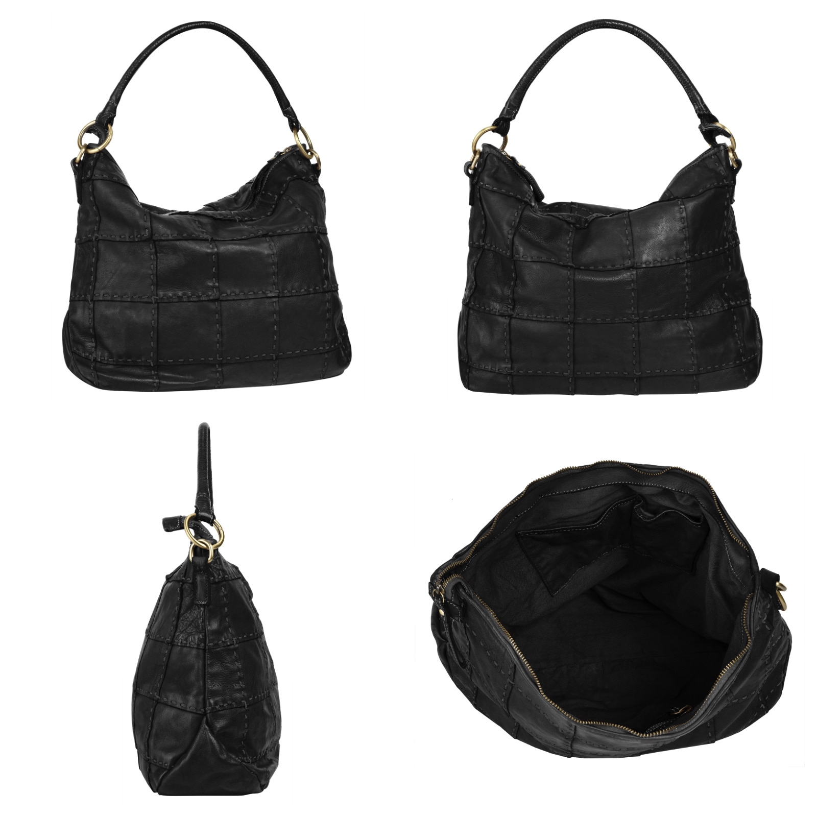 Samantha Look Shopper, echt Leder, Made in Italy