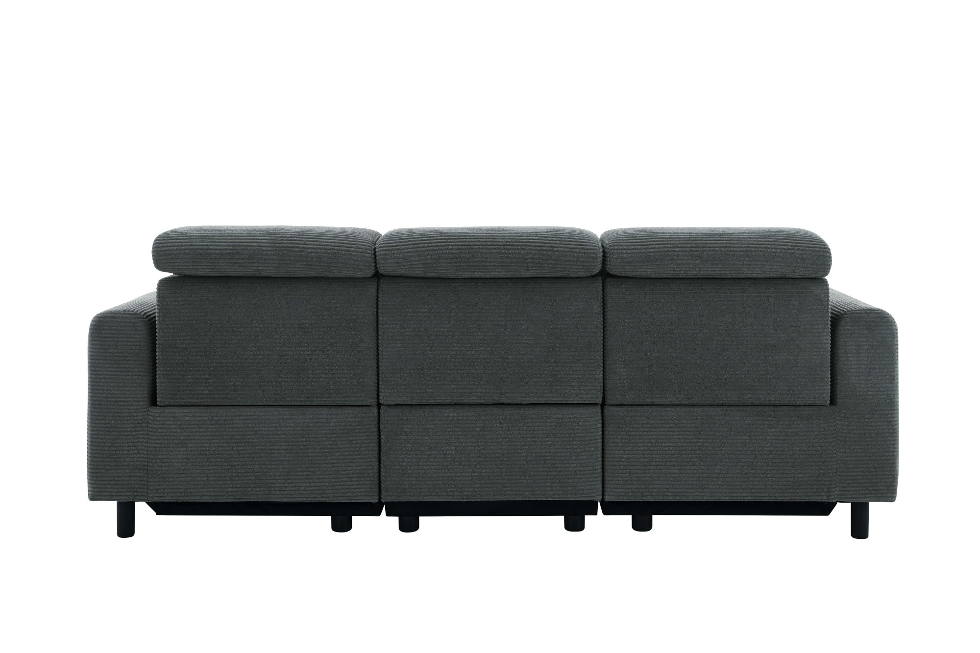 Home affaire 3-Sitzer »SKAANE in Cord, Sofa mit manueller u. elektrischer Relaxfunktion«, Relax-Funktion in 2 Sitzen, Kopfteilverstellung, Federkernpolsterung