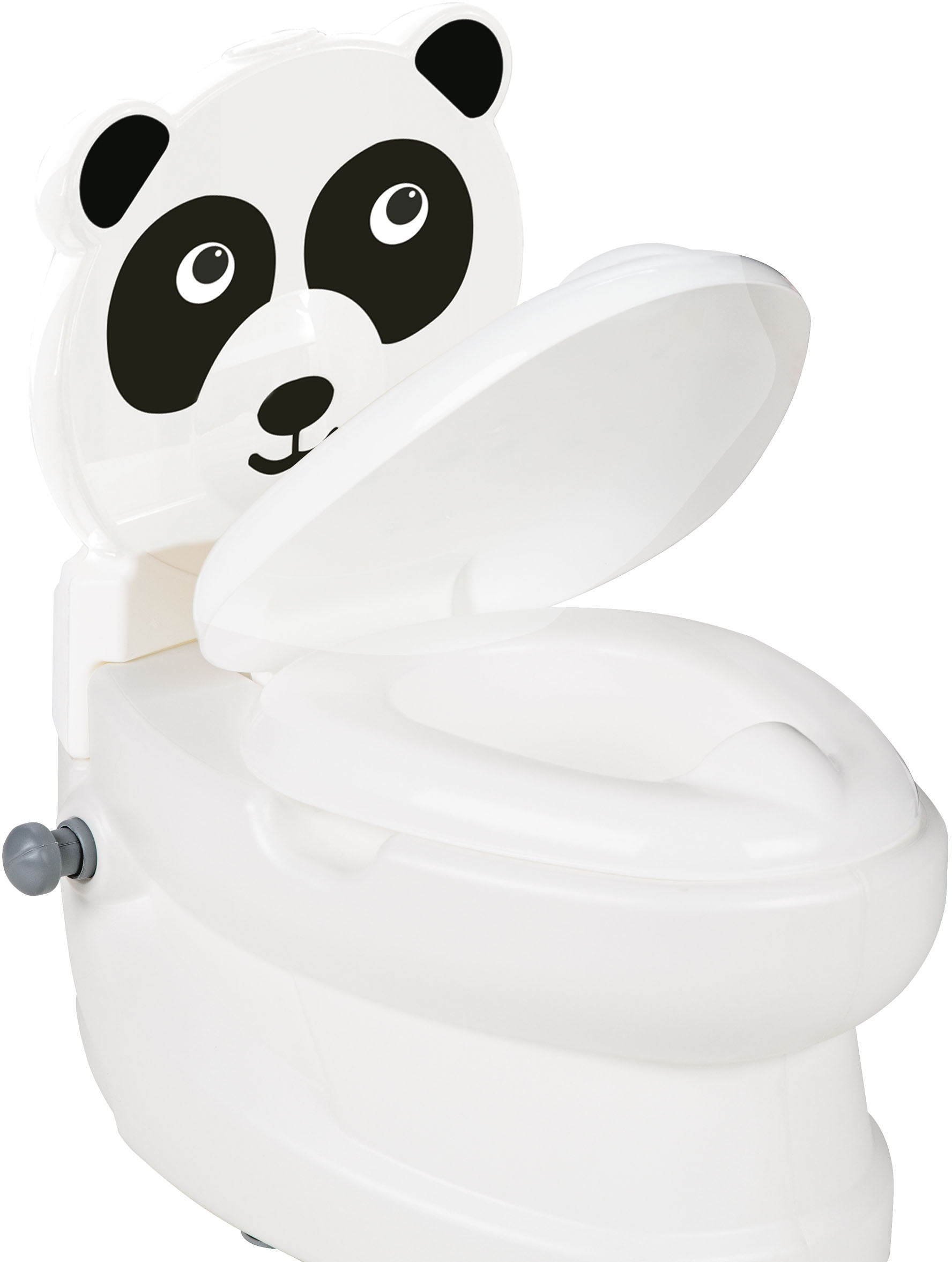 Jamara Toilettentrainer »Meine kleine Toilette, Panda«, und bei mit Spülsound Toilettenpapierhalter