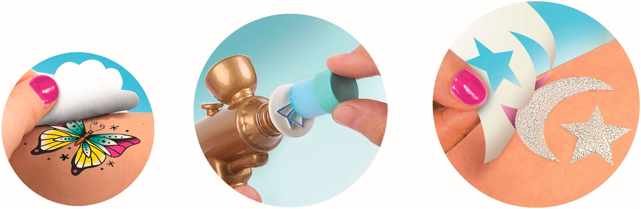 Clementoni® Kreativset »Crazy Chick, Tattoo-Studio«