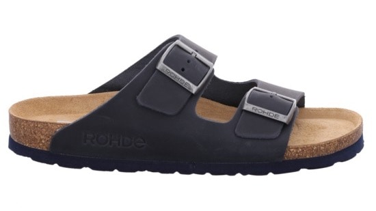 Rohde Pantolette »Grado«, Sommerschuh, Schlappen, Poolslides, ergonomisch geformtes Fußbett