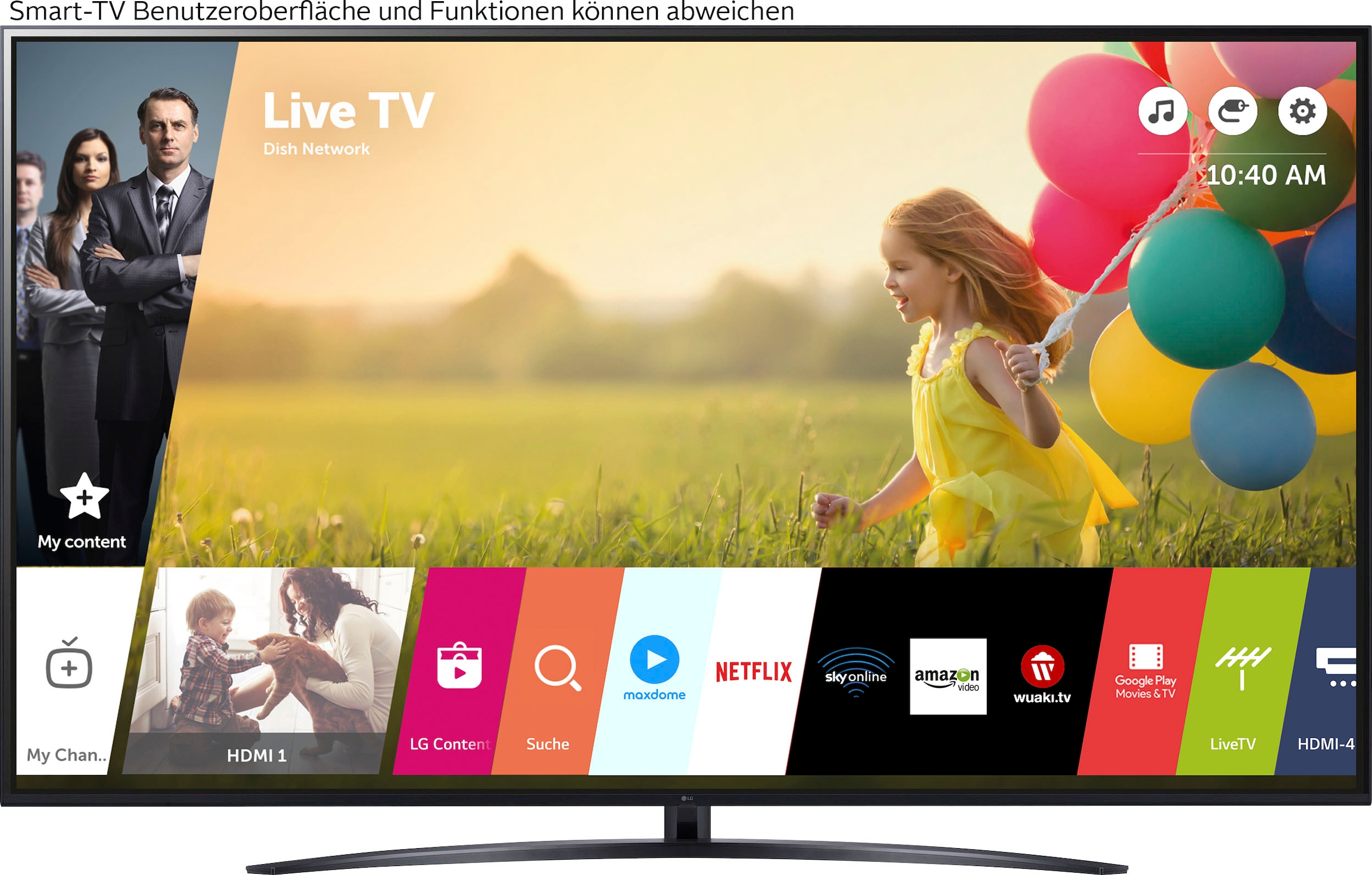 LG LED-Fernseher »86NANO769QA«, 217 cm/86 Zoll, 4K Ultra HD, Smart-TV, α7  Gen5 4K AI-Prozessor, Dimming Pro, HDMI 2.0, Sprachassistenten ➥ 3 Jahre  XXL Garantie | UNIVERSAL