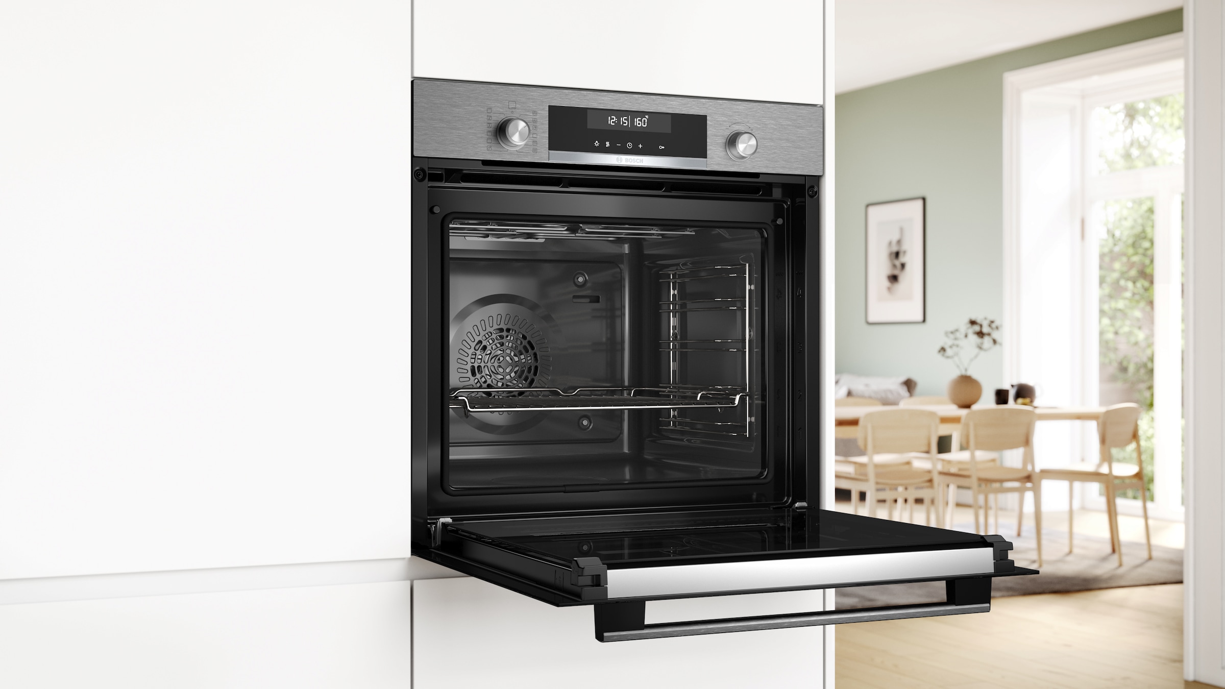 BOSCH Pyrolyse Backofen Serie 6 »HBG578BS3«, mit Teleskopauszug nachrüstbar