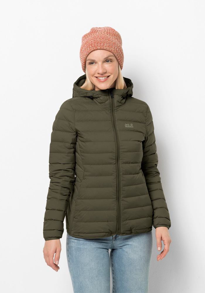 Jack Wolfskin Daunenjacke »GLOWING MOUNTAIN JACKET W«, mit Kapuze kaufen