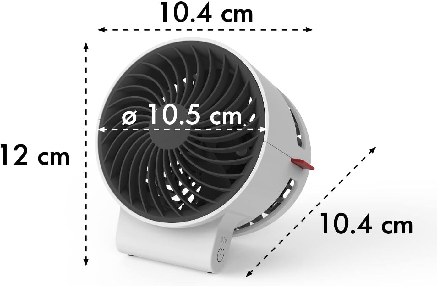 Boneco Standventilator »Air Shower F50«, 10,4 cm Durchmesser, 2,25 W