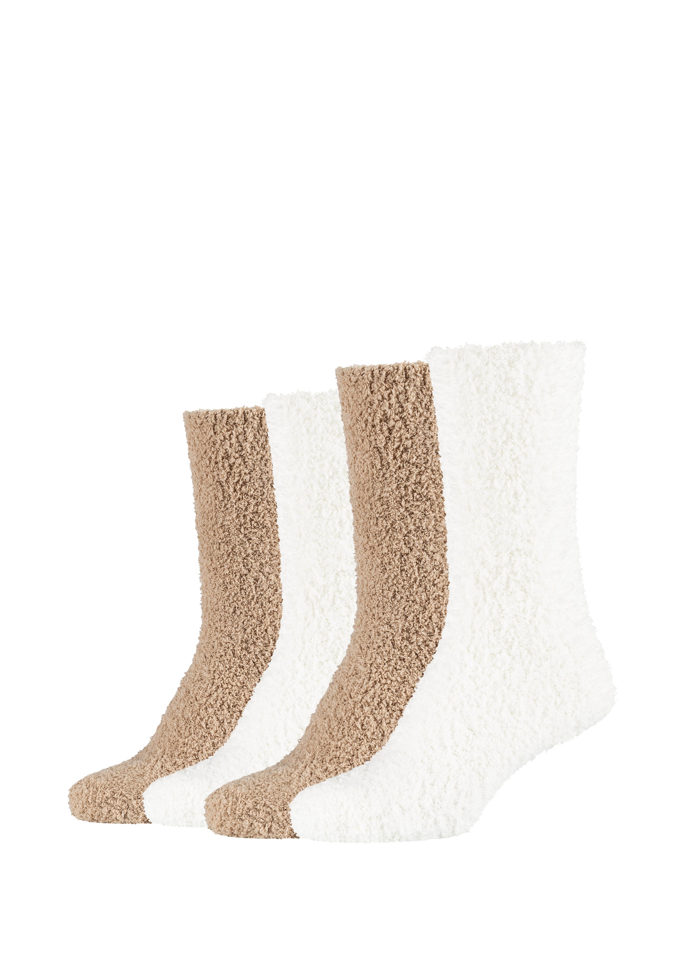 Camano Kuschelsocken, (4er Pack), bequem, weich, soft, kein Einschneiden, winter warm cozy