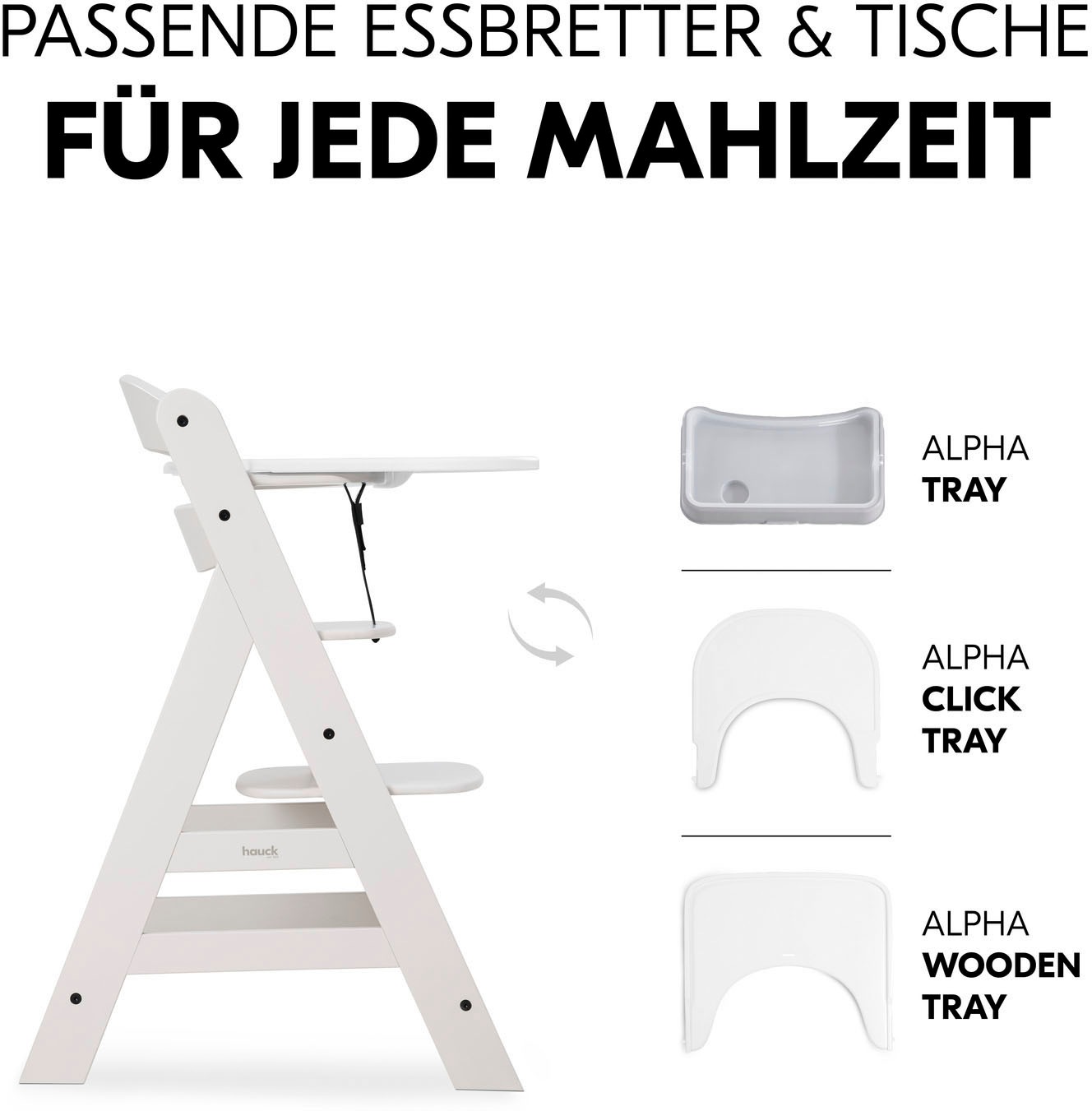 Hauck Hochstuhl »Alpha+, Creme«, FSC® - schützt Wald - weltweit