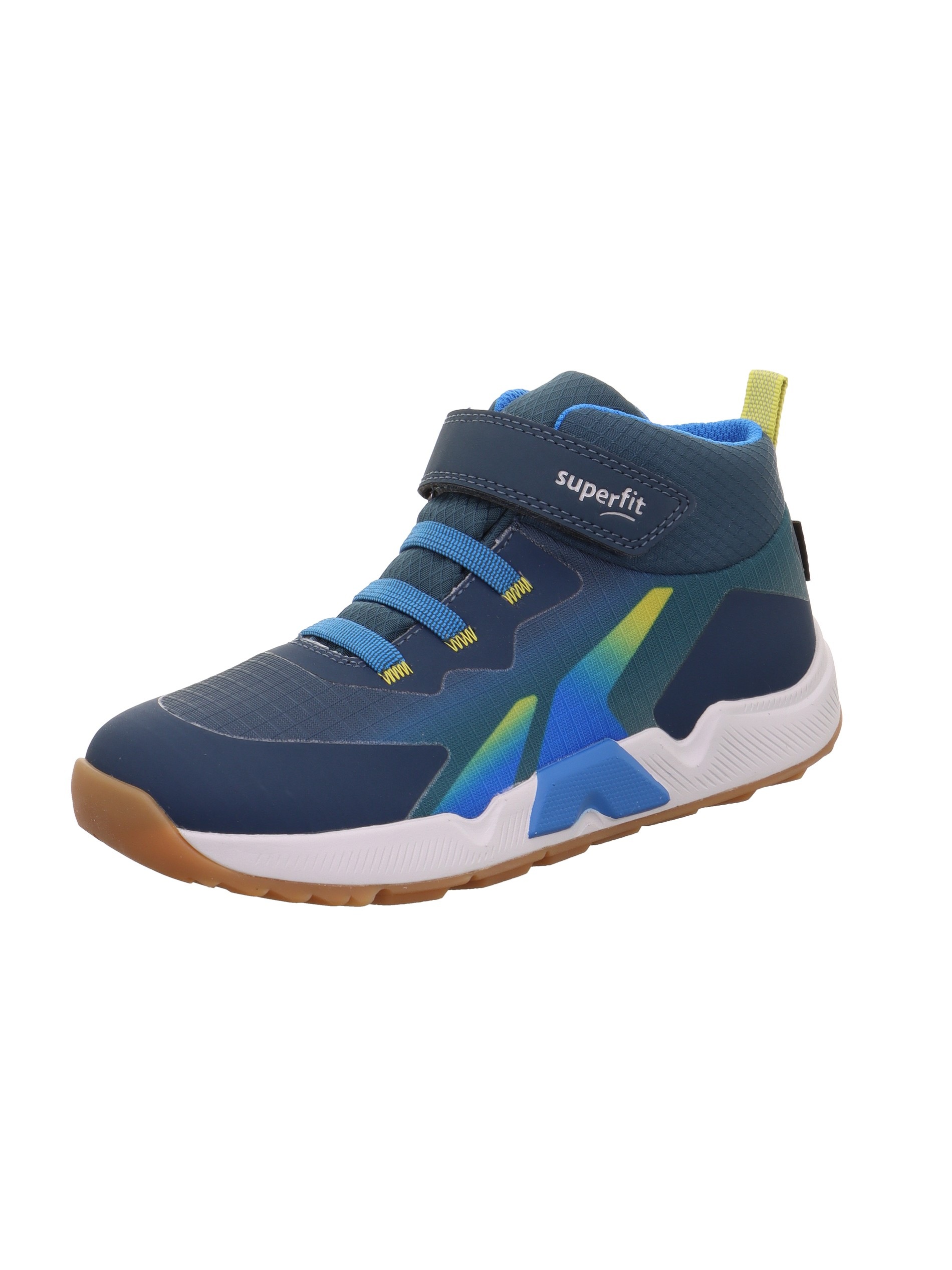 Superfit Klettboot »AGOS, WMS: mittel«  High Top-Sneaker mit bunten Besätzen, Größenschablone zum Download