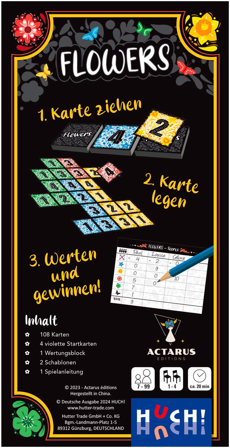 HUCH! Spiel »Flowers«