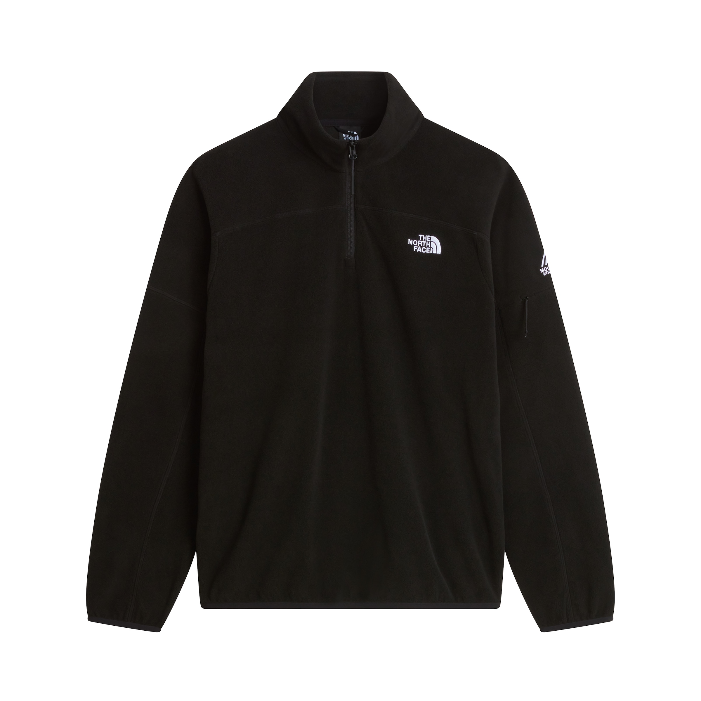 The North Face Sweatshirt »M MOUNTAIN ATHLETICS GLACIER 1/4 ZIP FL«, mit angesetzten Bündchen an Ärmeln und Saum, aus Polyester
