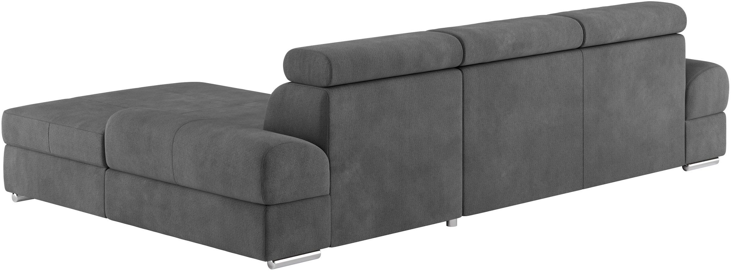 sit&more Ecksofa »Broadway L-Form«, inklusive Kopfteilverstellung, wahlweise mit Bettfunktion