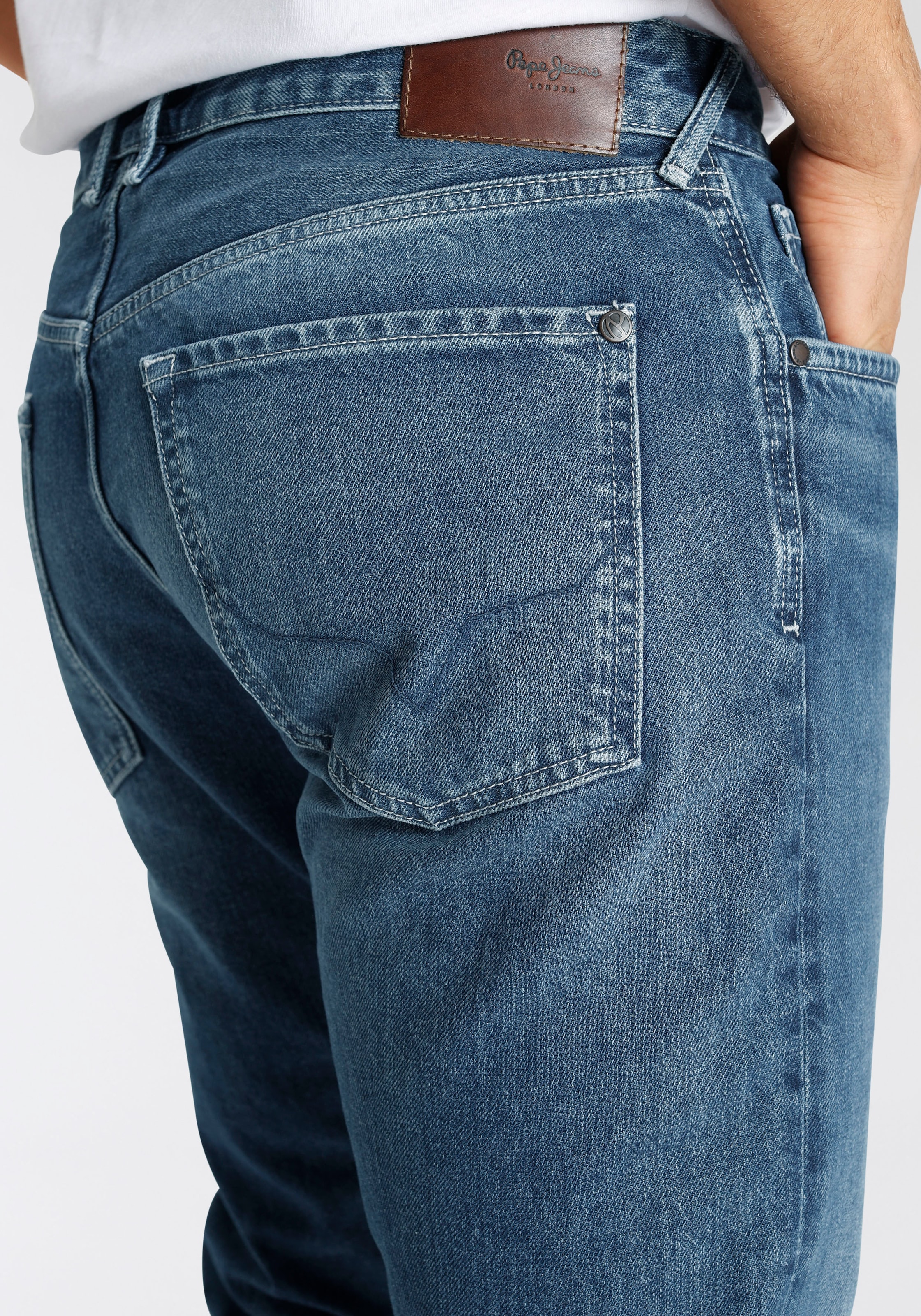 Pepe Jeans Straight-Jeans »Callen Crop«