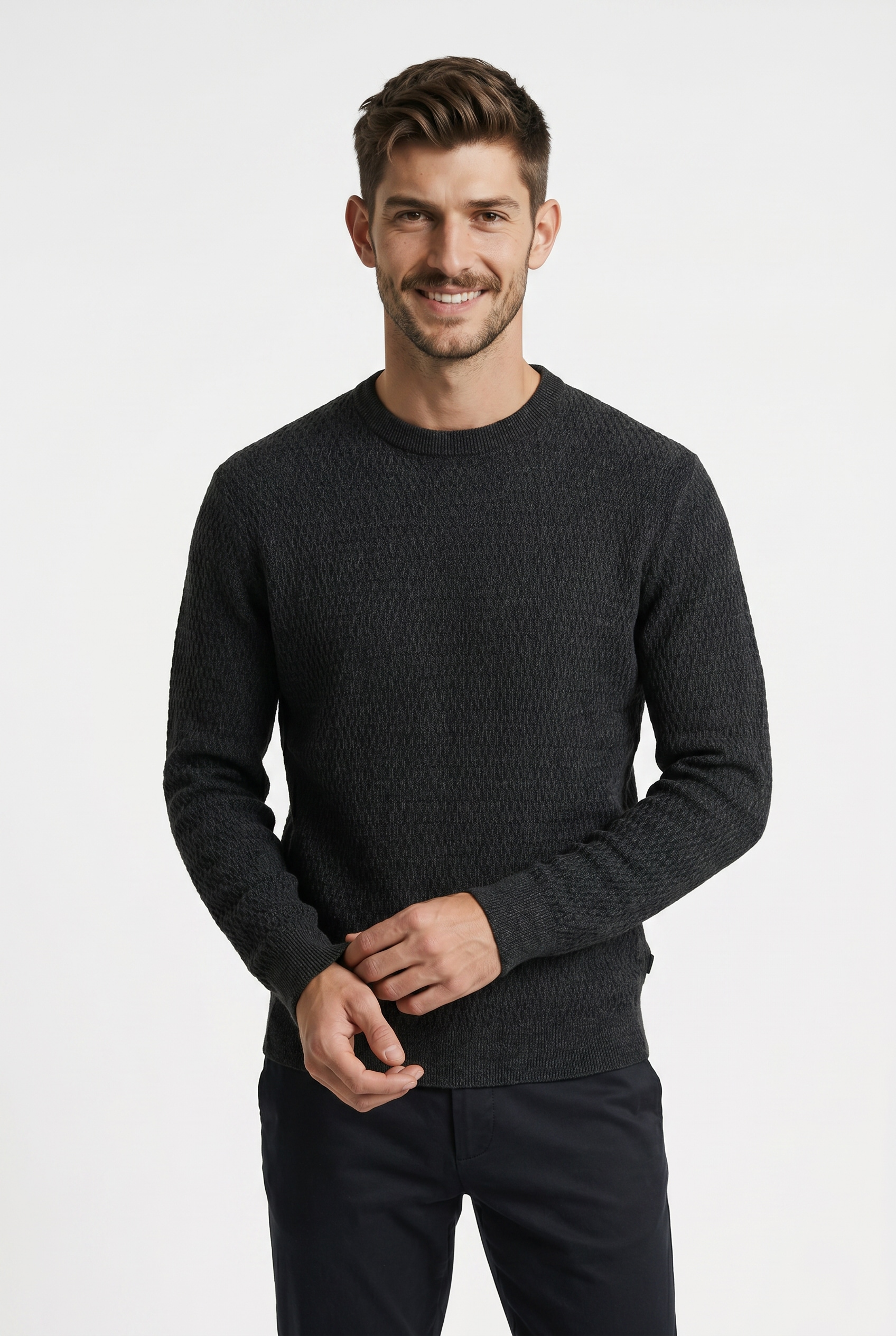 Jack & Jones Strickpullover »JPRBLAREAGAN KNIT CREW NECK«