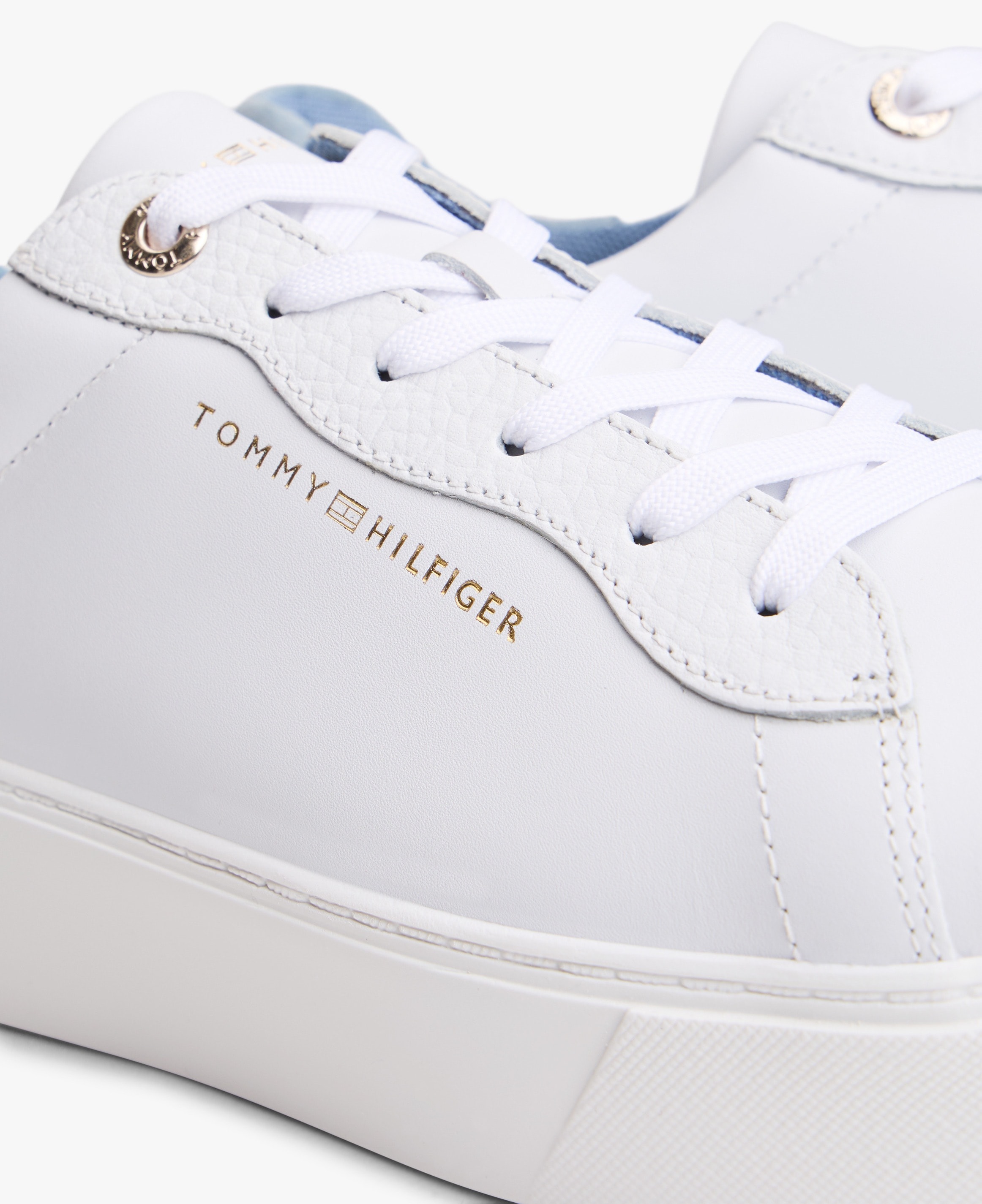 Tommy Hilfiger Plateausneaker »CHIC PLATFORM CUPSOLE SNEAKER«  , Freizeitschuh, Halbschuh, Schnürer mit schönem TH-Logoelement