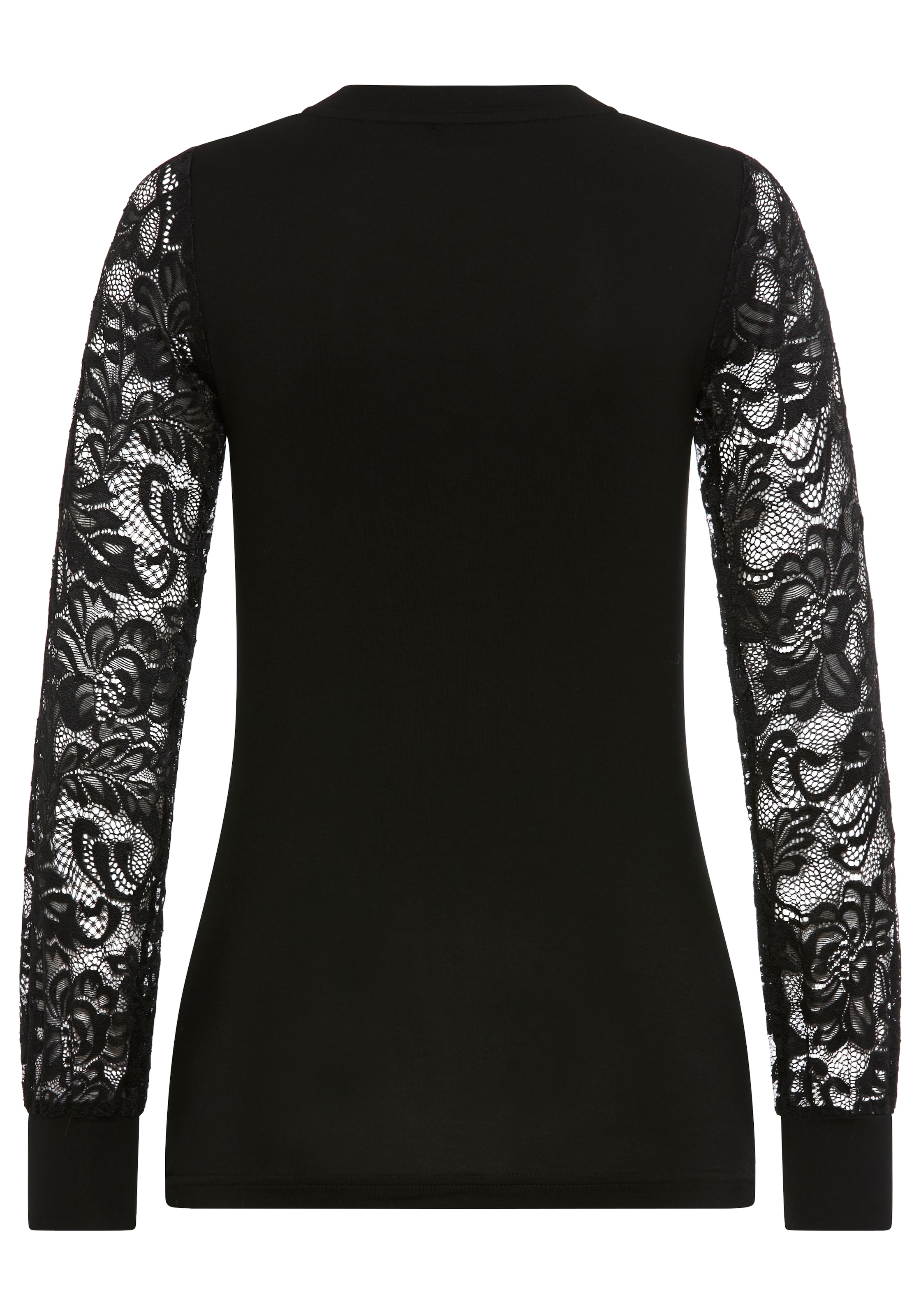 Laura Scott Spitzenshirt, mit edler Spitze in Ärmel und Ausschnitt - NEUE KOLLEKTION