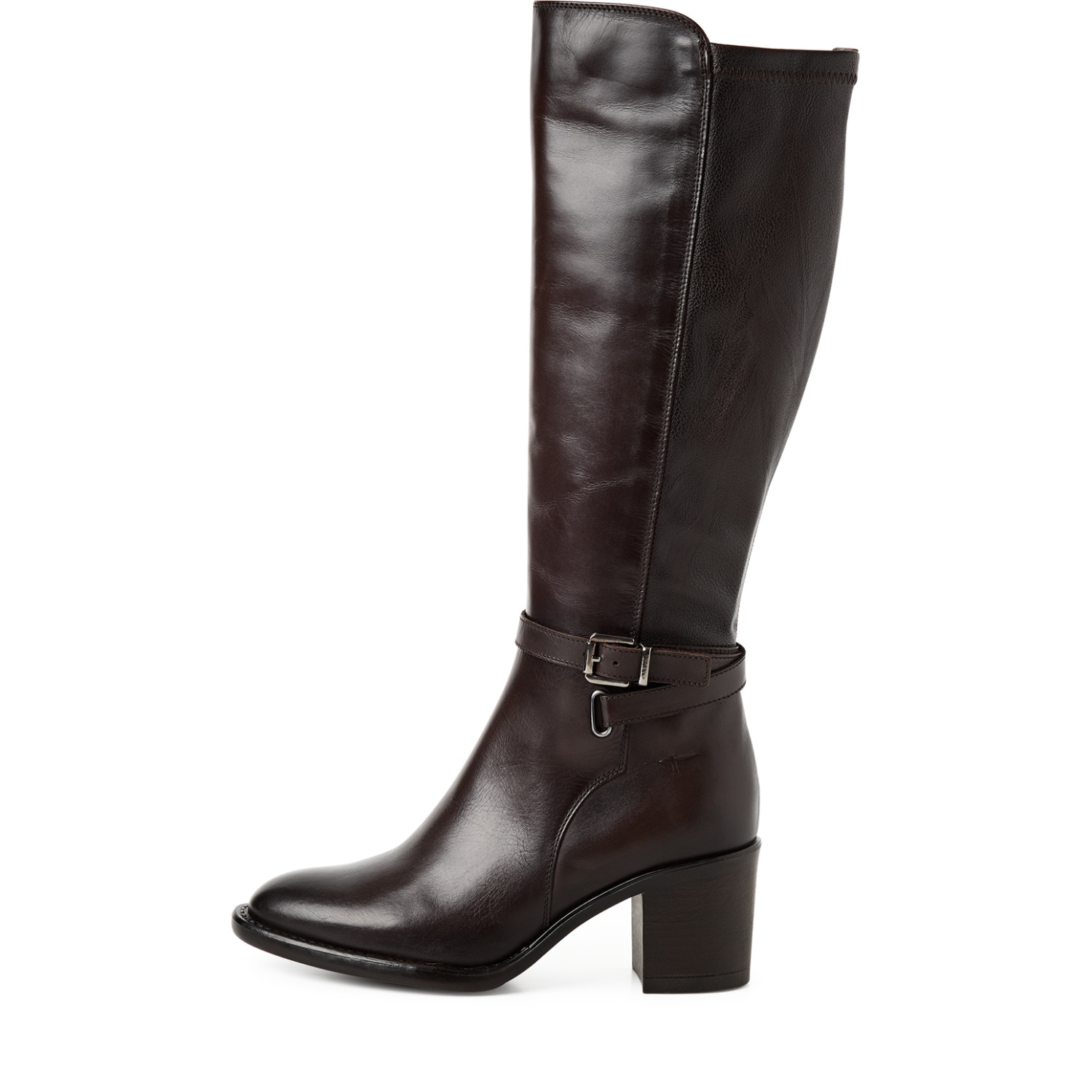 Tamaris Stiefel  Blockabsatz, Langschaftstiefel mit modischer Zierschnalle