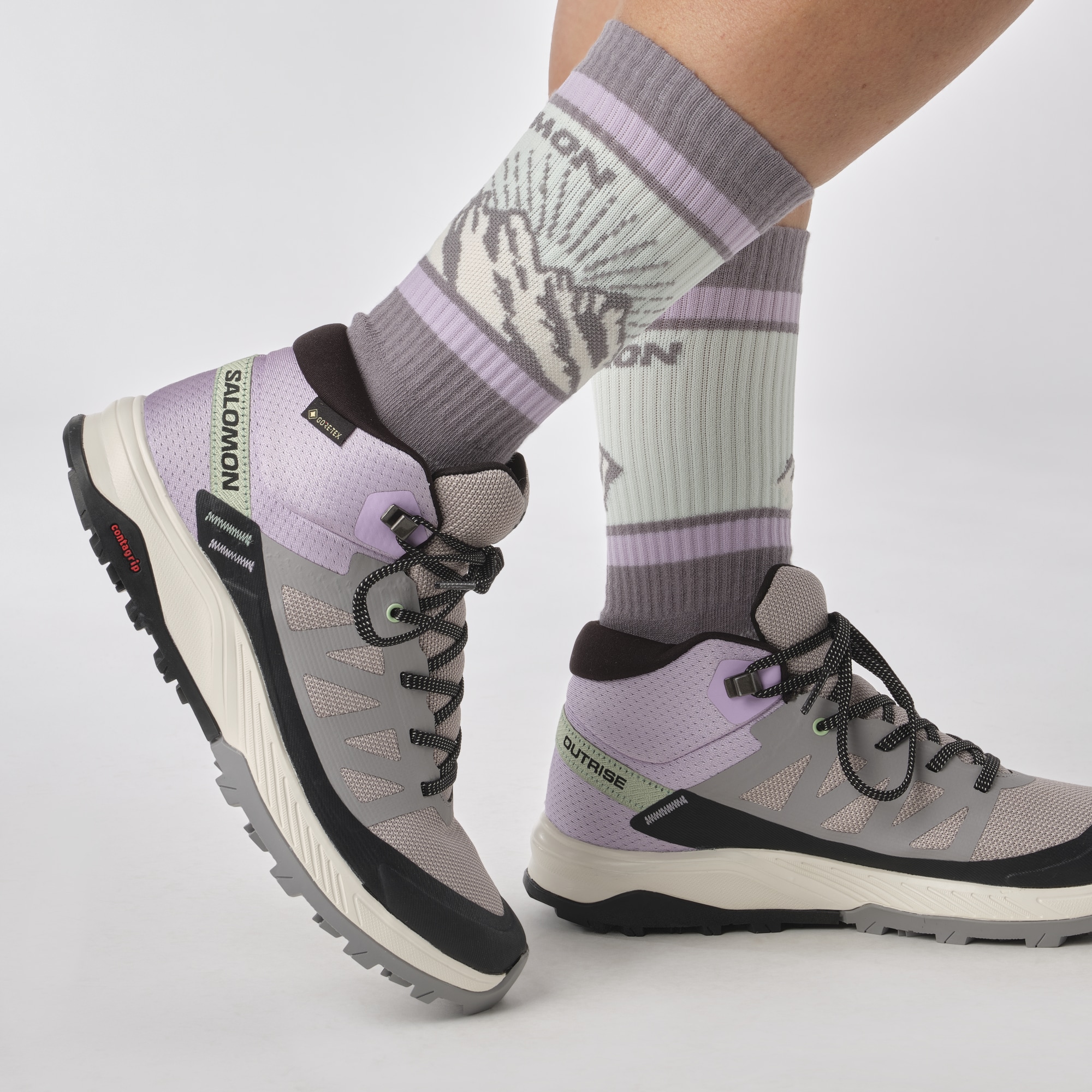 Salomon Wanderschuh »OUTRISE MID GORE-TEX® W«, wasserdicht