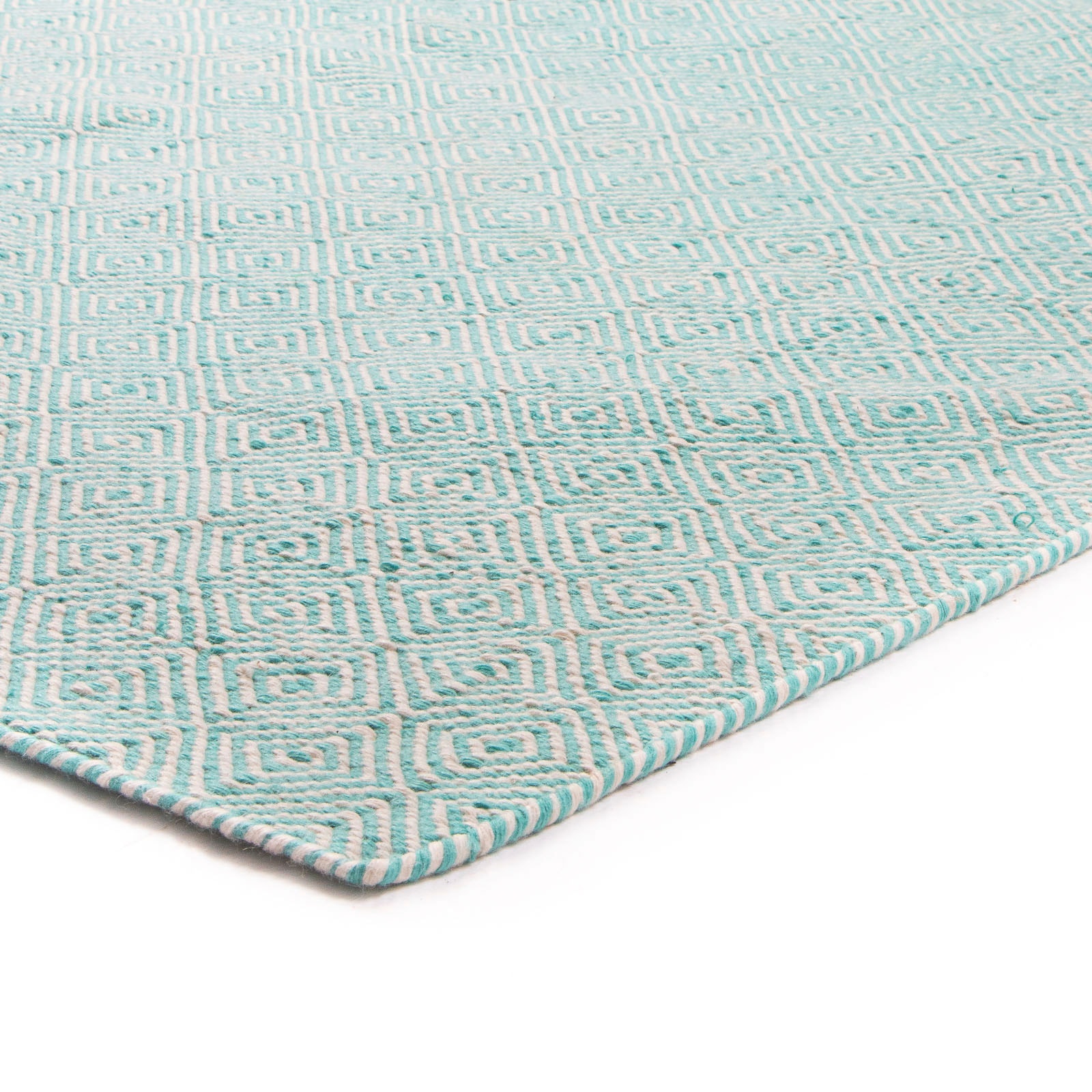 morgenland Outdoorteppich »Läufer In- & Outdoor - Alef - türkis«, rechteckig, 6 mm Höhe, In und Outdoor geeignet
