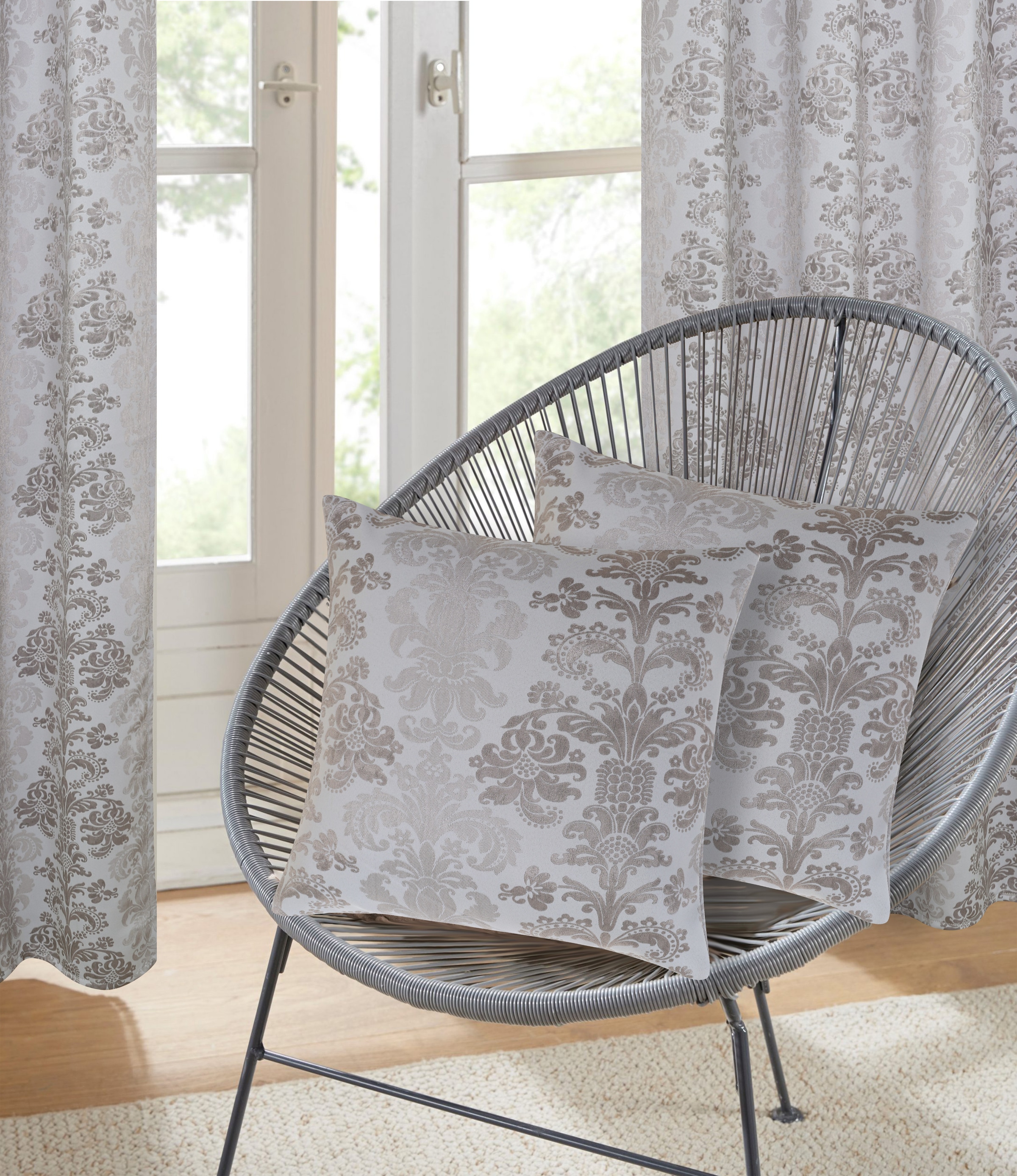 OTTO home Kissenbezug »Mannfred« Jacquard-Look, 50 × 50 cm, Blickdicht & formstabil, Pflegeleicht