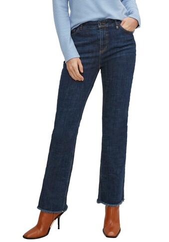 Comma Bootcut-Jeans, mit ausgefranstem Saum kaufen