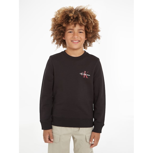 Calvin Klein Jeans Sweatshirt »MONOGRAM CN SWEATSHIRT«, für Kinder bis 16  Jahre bei ♕