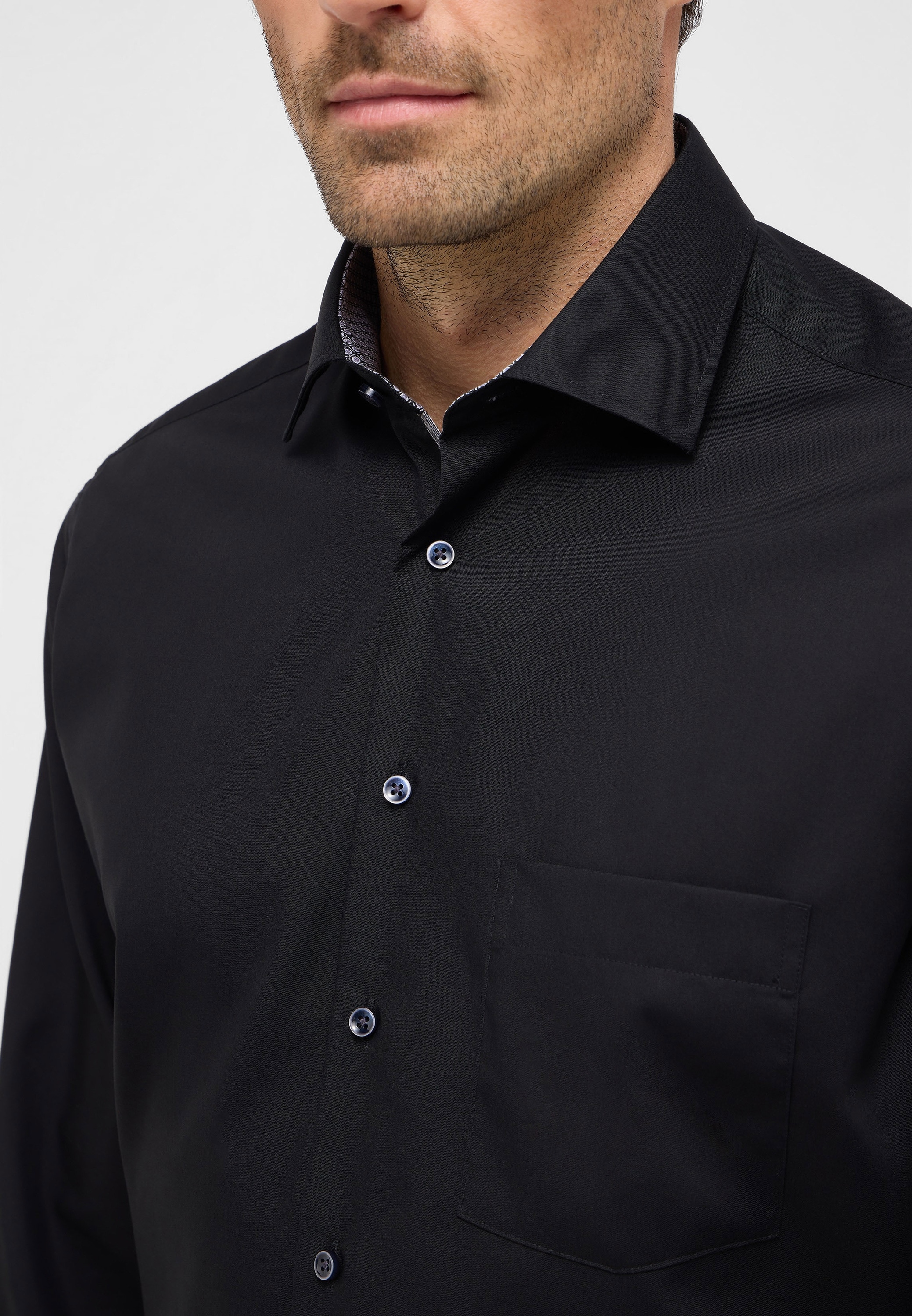 Eterna Langarmhemd »MODERN FIT«, NON IRON (bügelfrei)