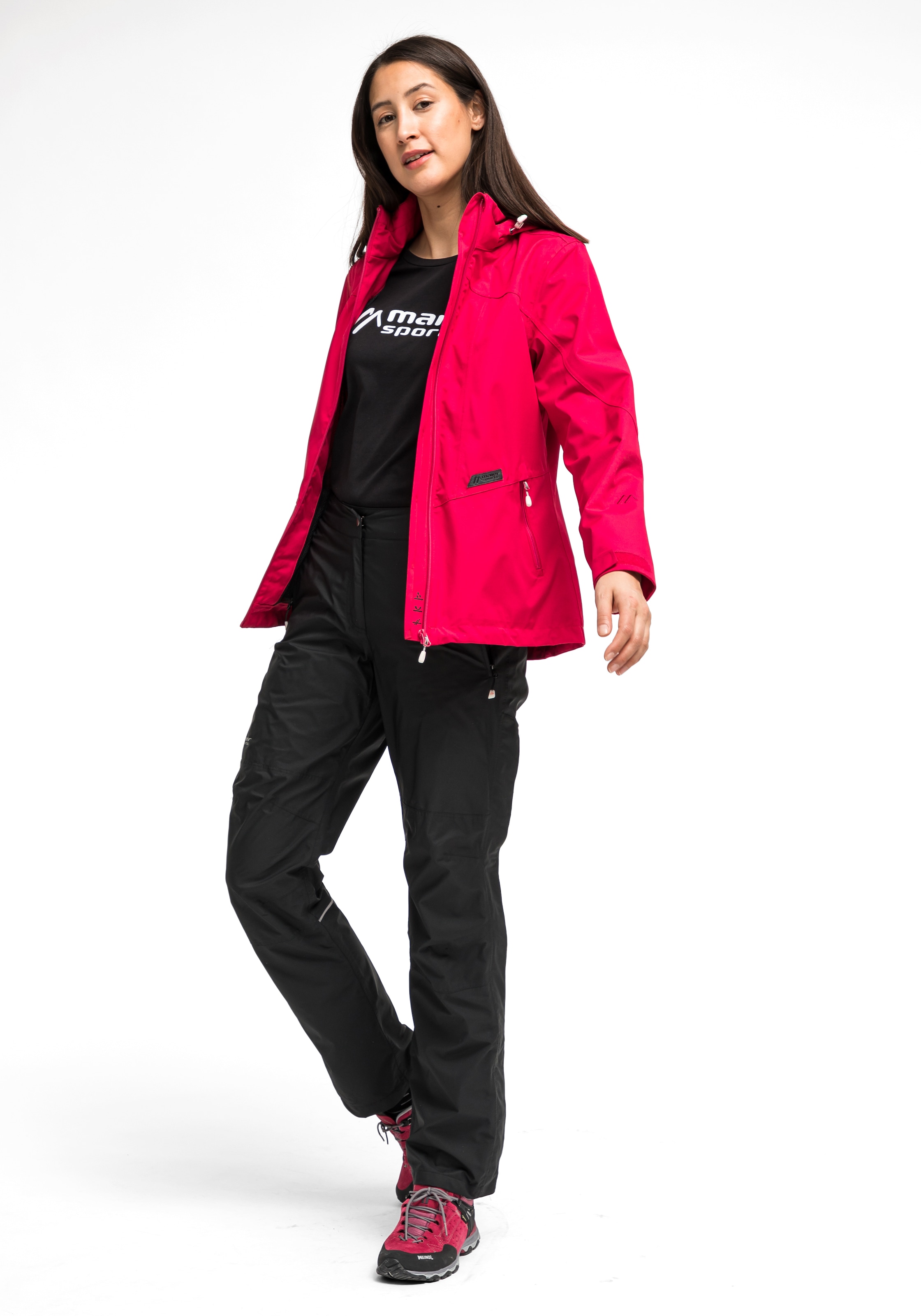 Maier Sports Regenhose »Raindrop L«  Damen Outdoorhose, wasserdicht winddicht, auch als Überhose nutzbar