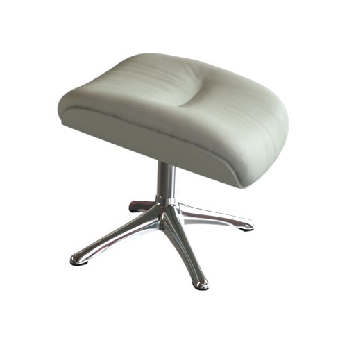 FLEXLUX Fußhocker »Elegant«, für Beinauflage zur besseren Entspannung, Fuß Alu