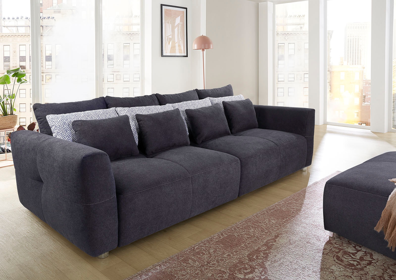kaufen Sitzkomfort Gruppe auf Jockenhöfer angenehmen Big-Sofa Federkernpolsterung »Gulliver«, kuscheligen, für Raten mit