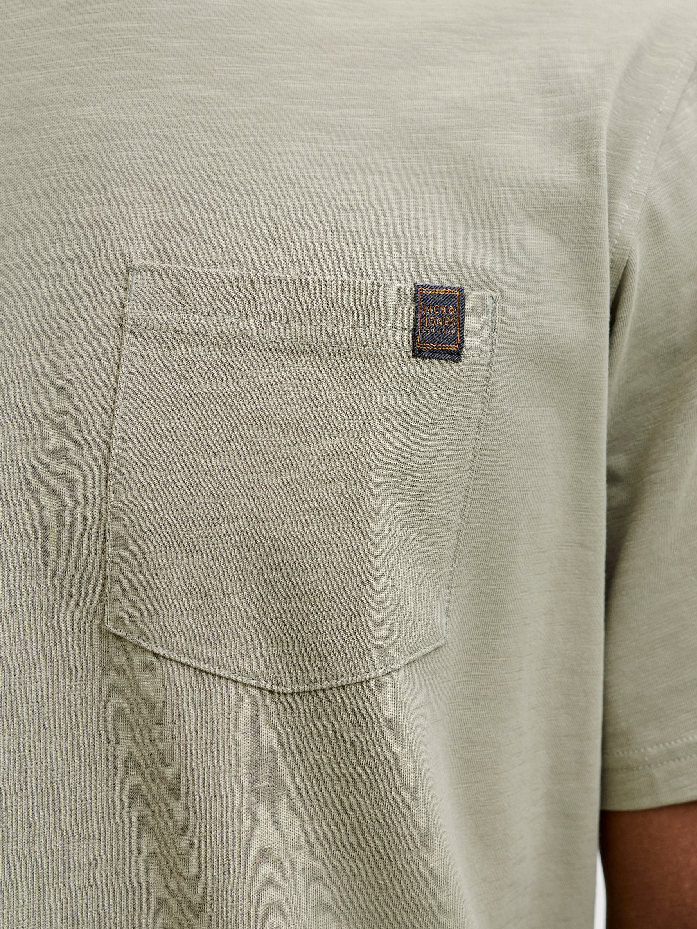 Jack & Jones Kurzarmshirt »JJEDOVER SLUB TEE SS NOOS« Baumwollmischung, relaxed fit