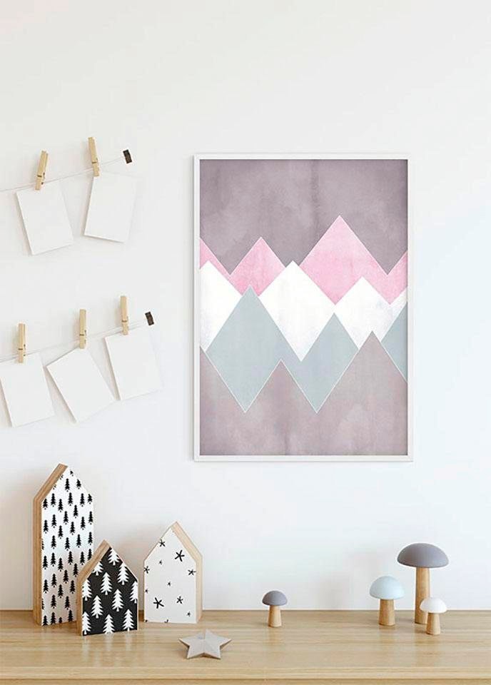 Komar Bild »Sunrise Mountain Gentle«, Natur, (1 St.), Wandbild zur Dekoration - ohne Rahmen