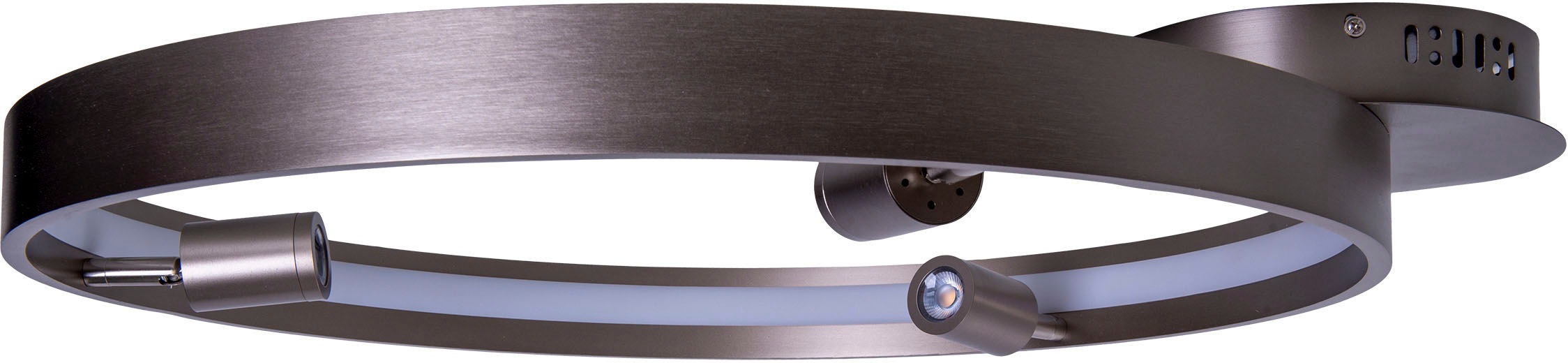 näve LED Deckenleuchte »Tristan« LED-Modul 1 Stk. Warmweiß Deckenlampe warmweiß, L: 65cm, 37W, stahl-blank, inkl. Trafo, IP20