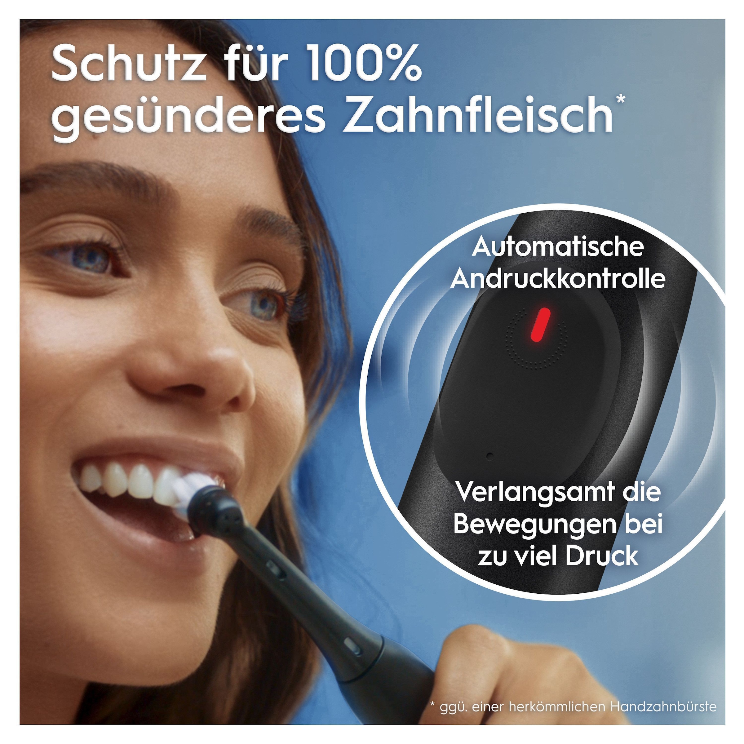 Oral-B Elektrische Zahnbürste »iO Series 2«, 2 St. Aufsteckbürsten, für die sanfte Reinigung, mit 2. Handstück