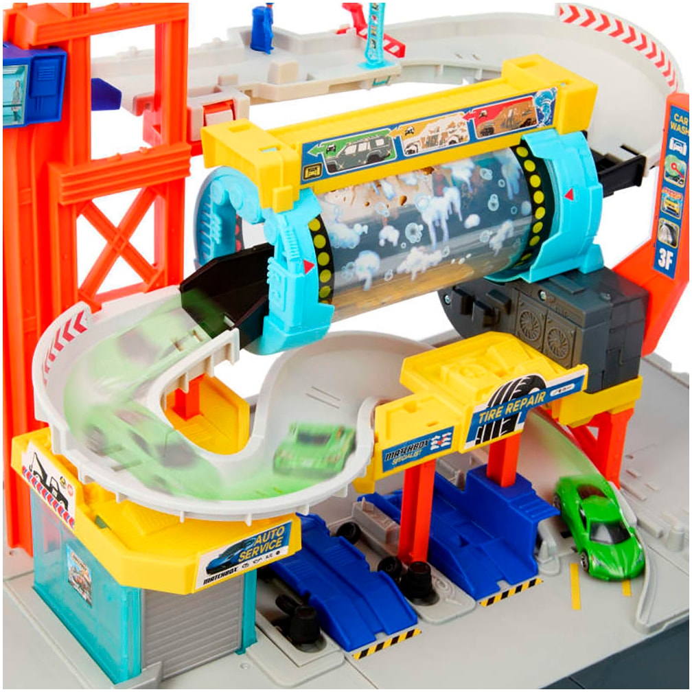 MATCHBOX Spiel-Gebäude »Matchbox Super Auto Center« inklusive 2 Spielfahrzeugen